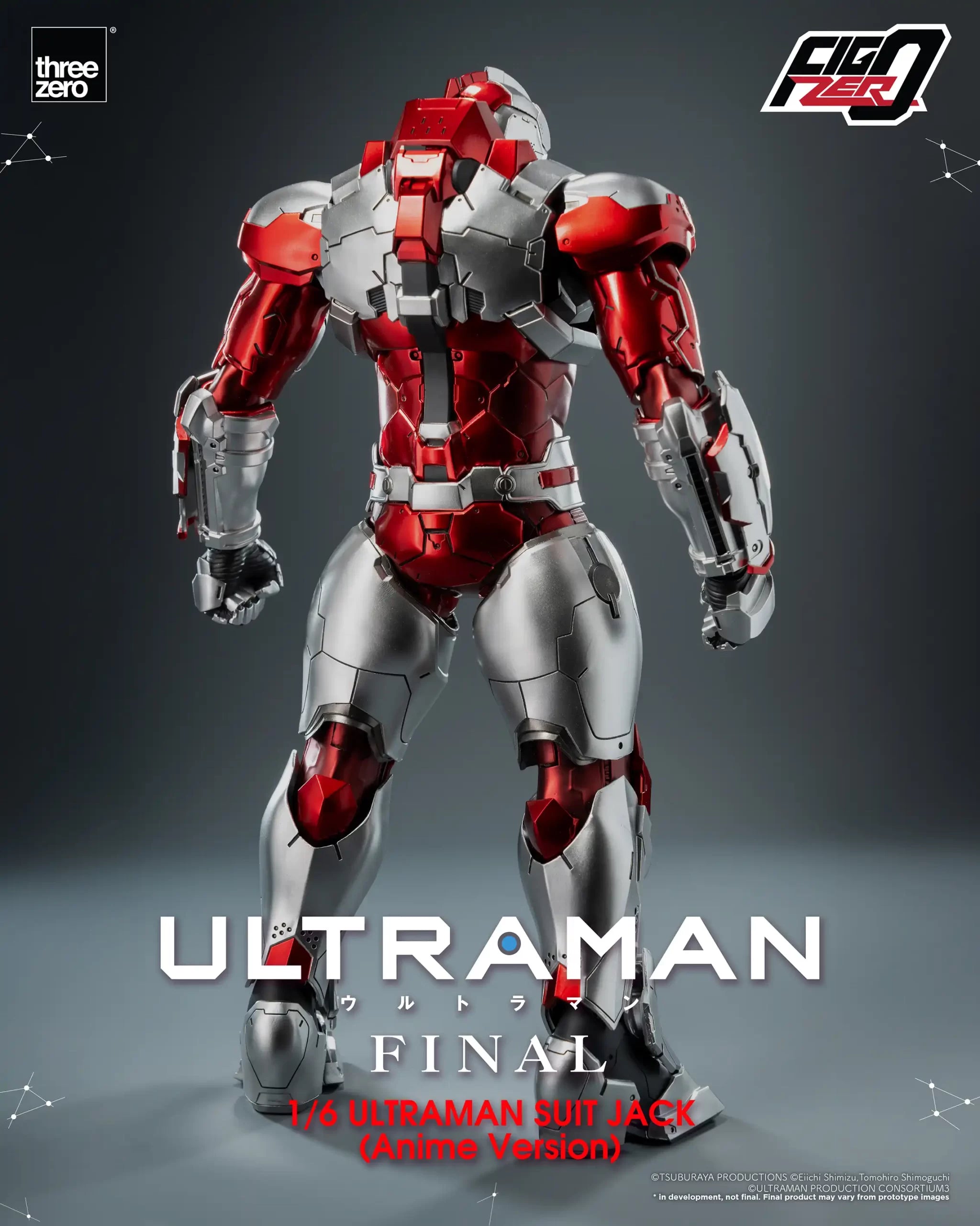 PRE-ORDER threezero - FigZero - ‘ULTRAMAN’ FINAL Season - ULTRAMAN SUIT JACK (Anime Version) 1/6