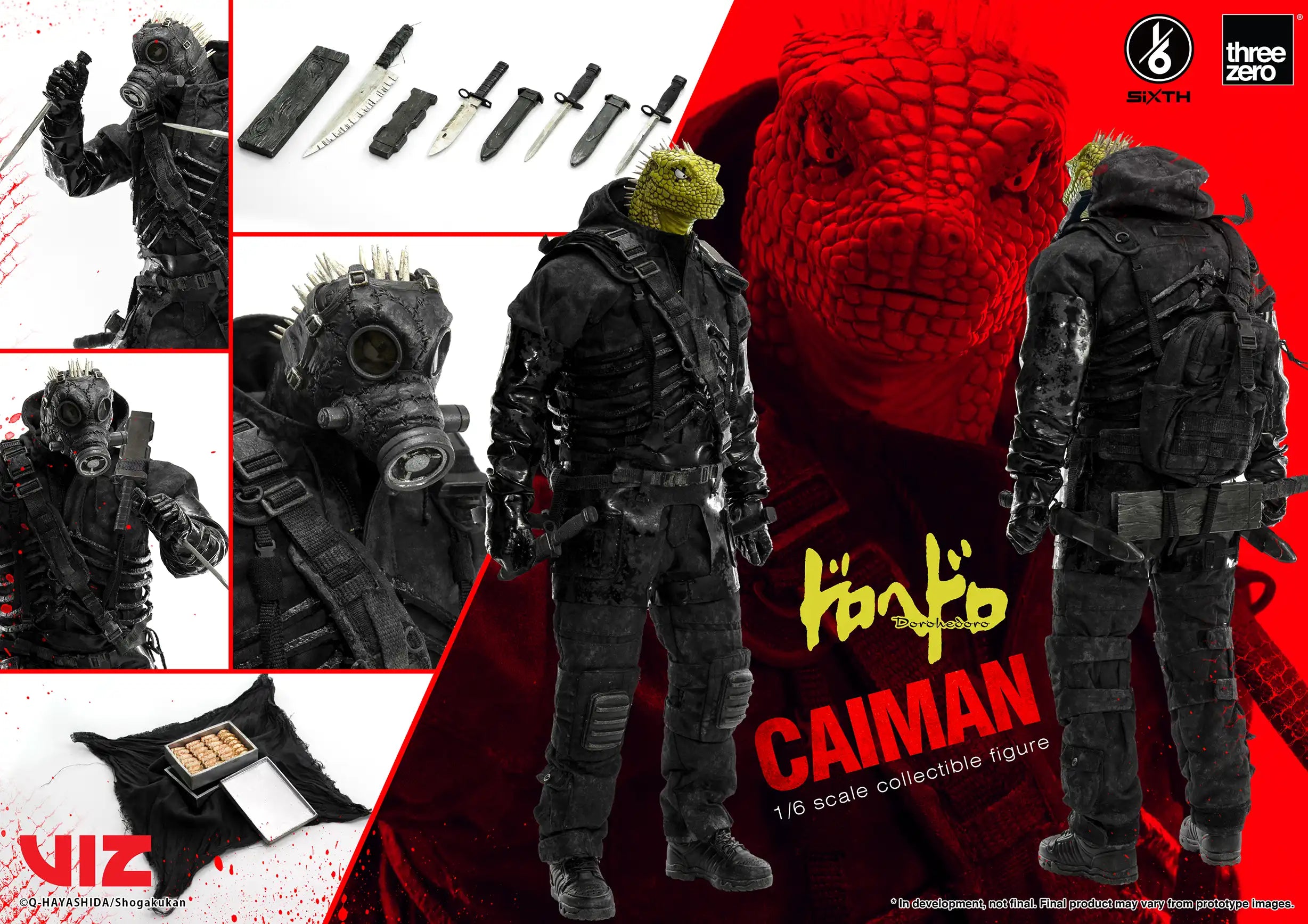 PRE-ORDER threezero - Dorohedoro - Caiman 1/6