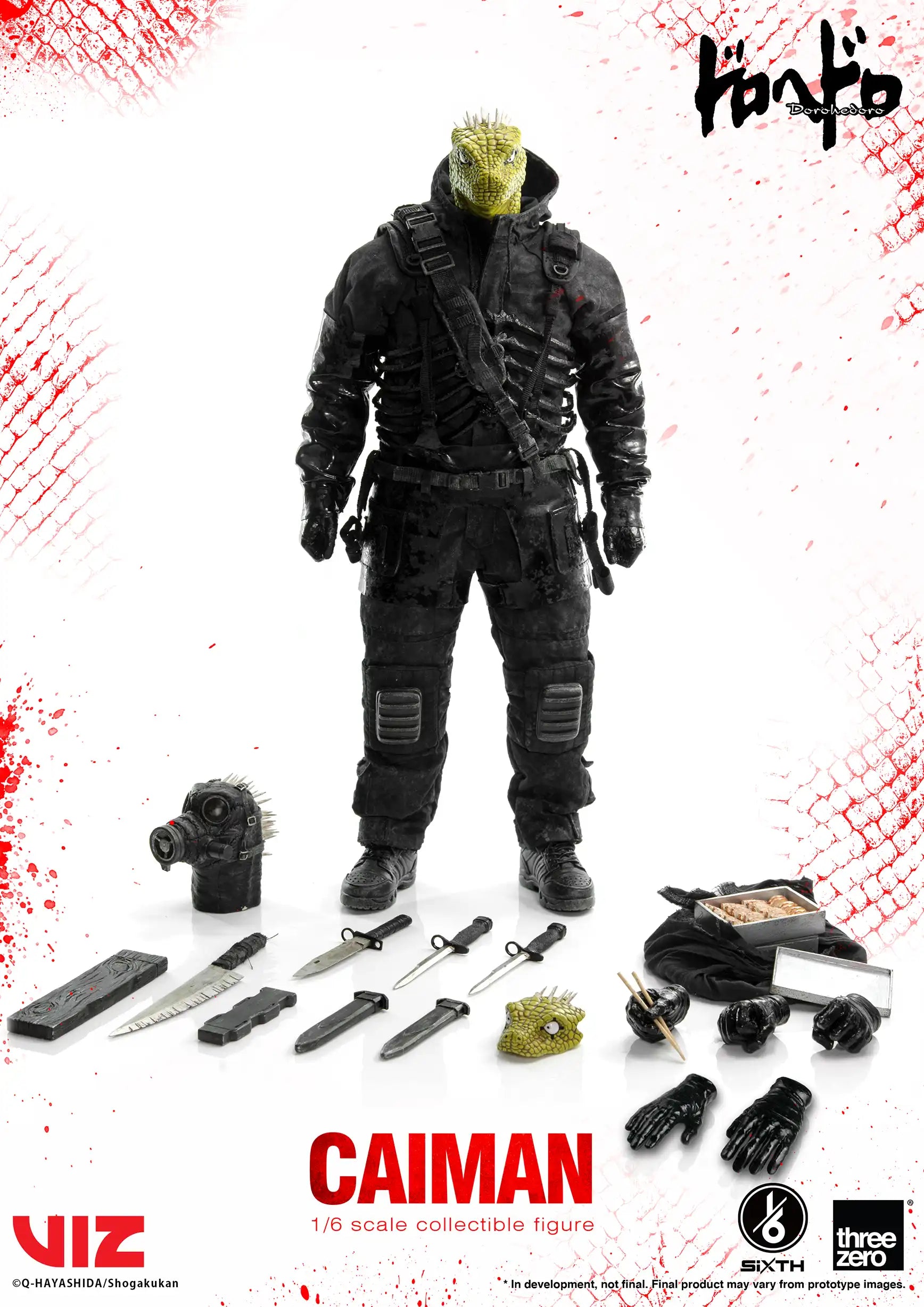 PRE-ORDER threezero - Dorohedoro - Caiman 1/6