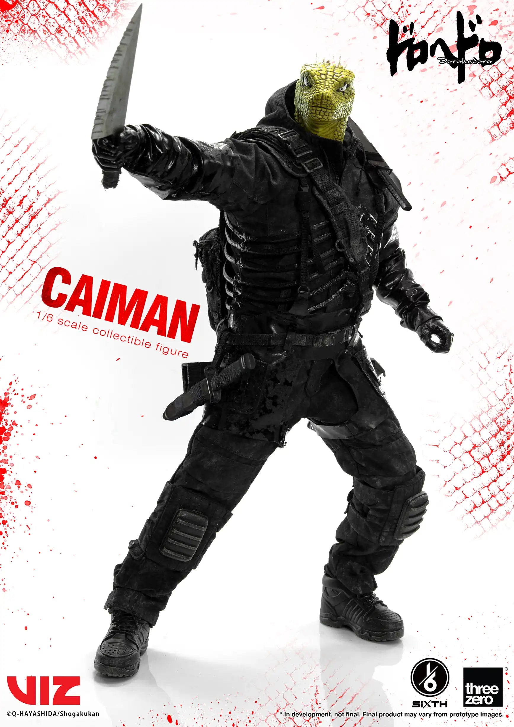 PRE-ORDER threezero - Dorohedoro - Caiman 1/6