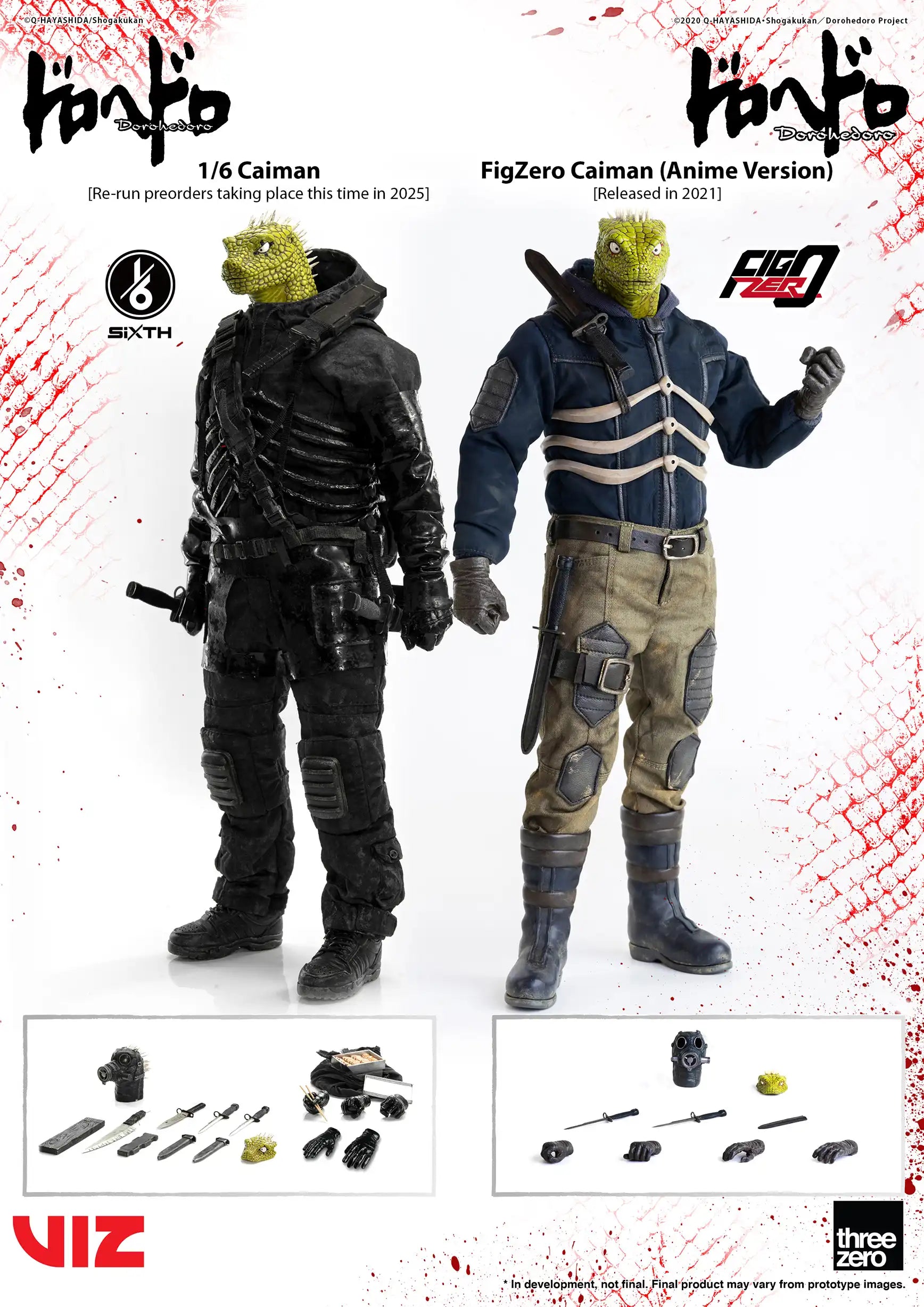 PRE-ORDER threezero - Dorohedoro - Caiman 1/6