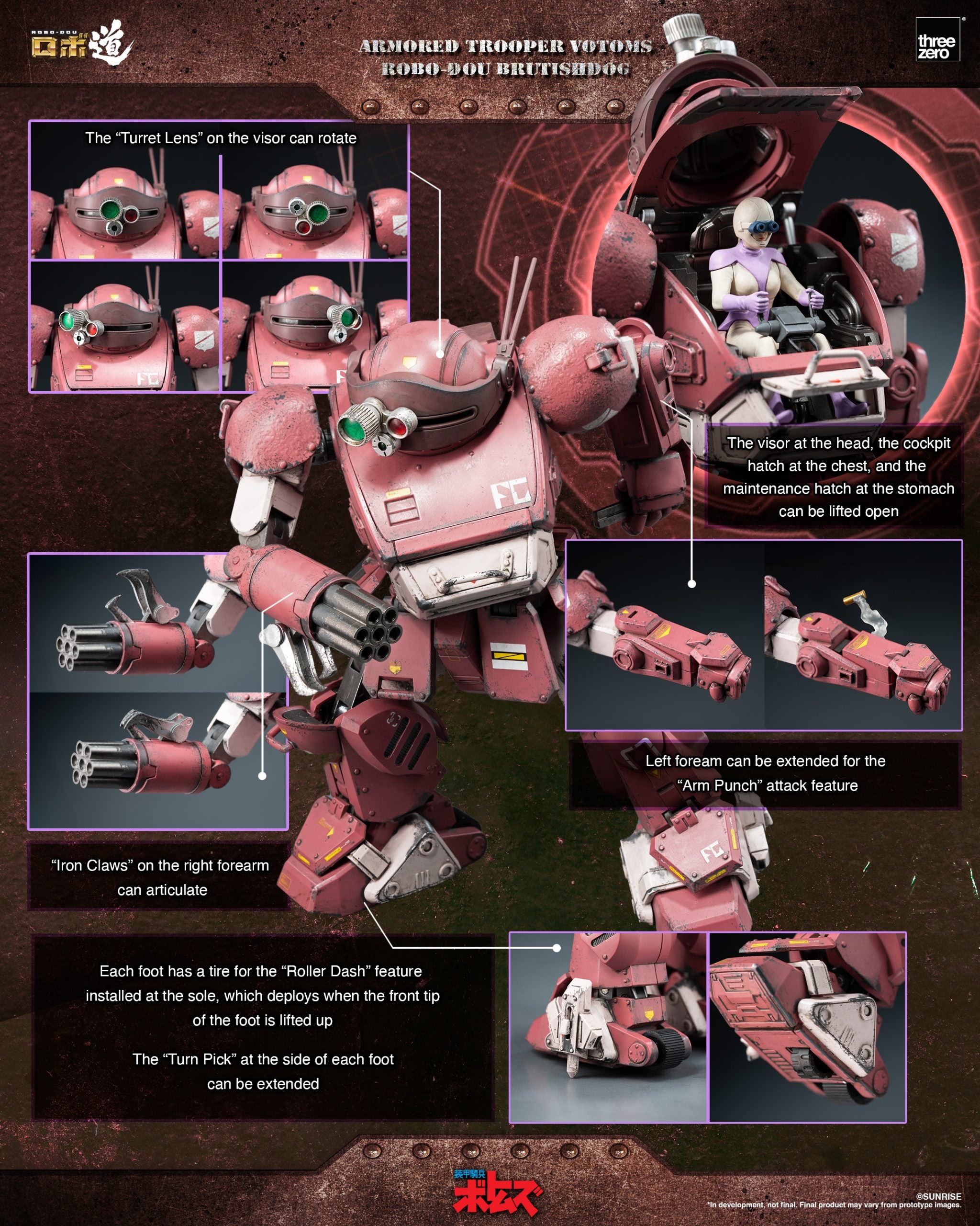 PRE-ORDER threezero - ROBO DOU - Armored Trooper VOTOMS - Brutishdog
