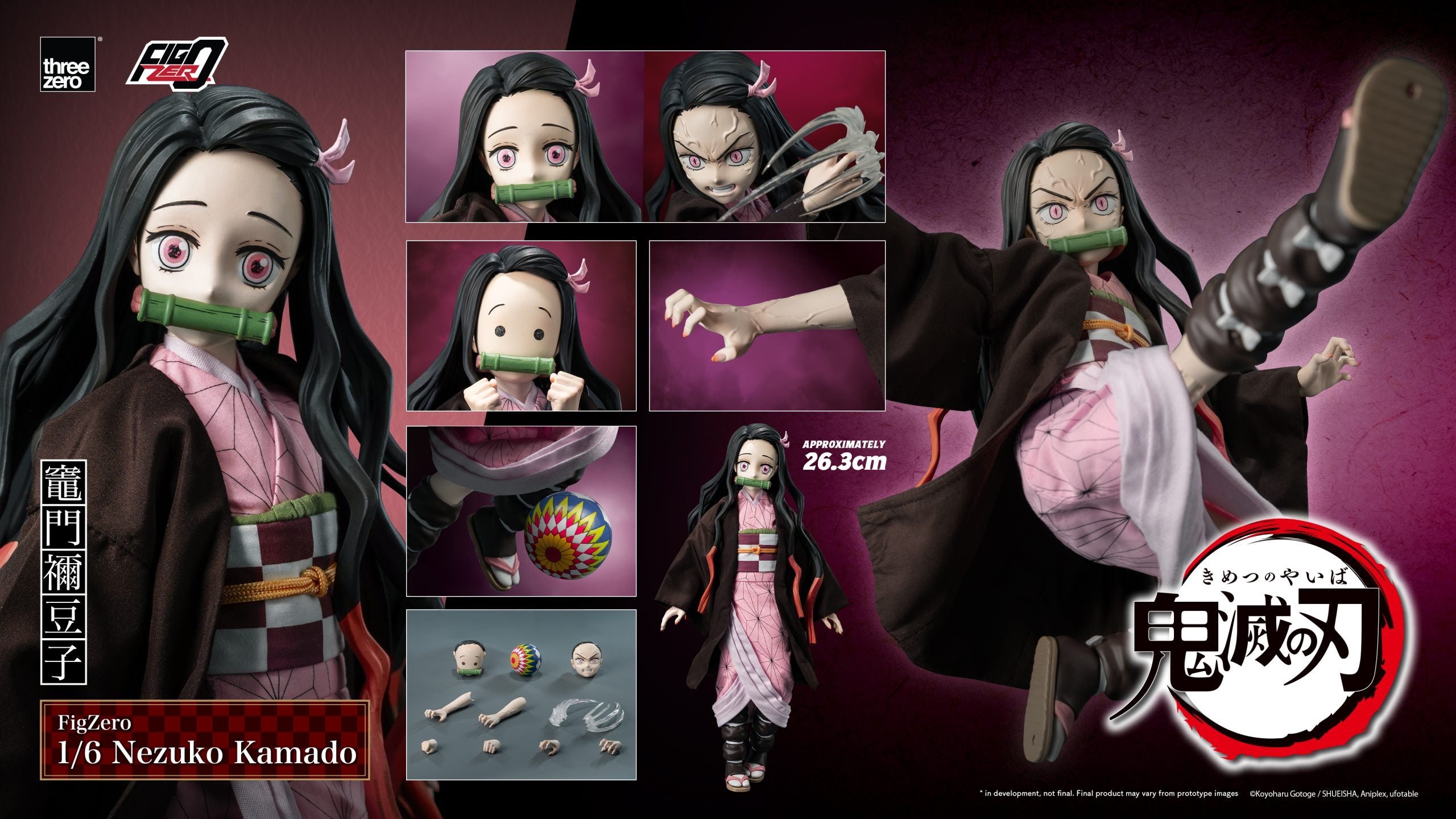 PRE-ORDER Threezero - FigZero - Demon Slayer: Kimetsu no Yaiba - Nezuko Kamado 1/6