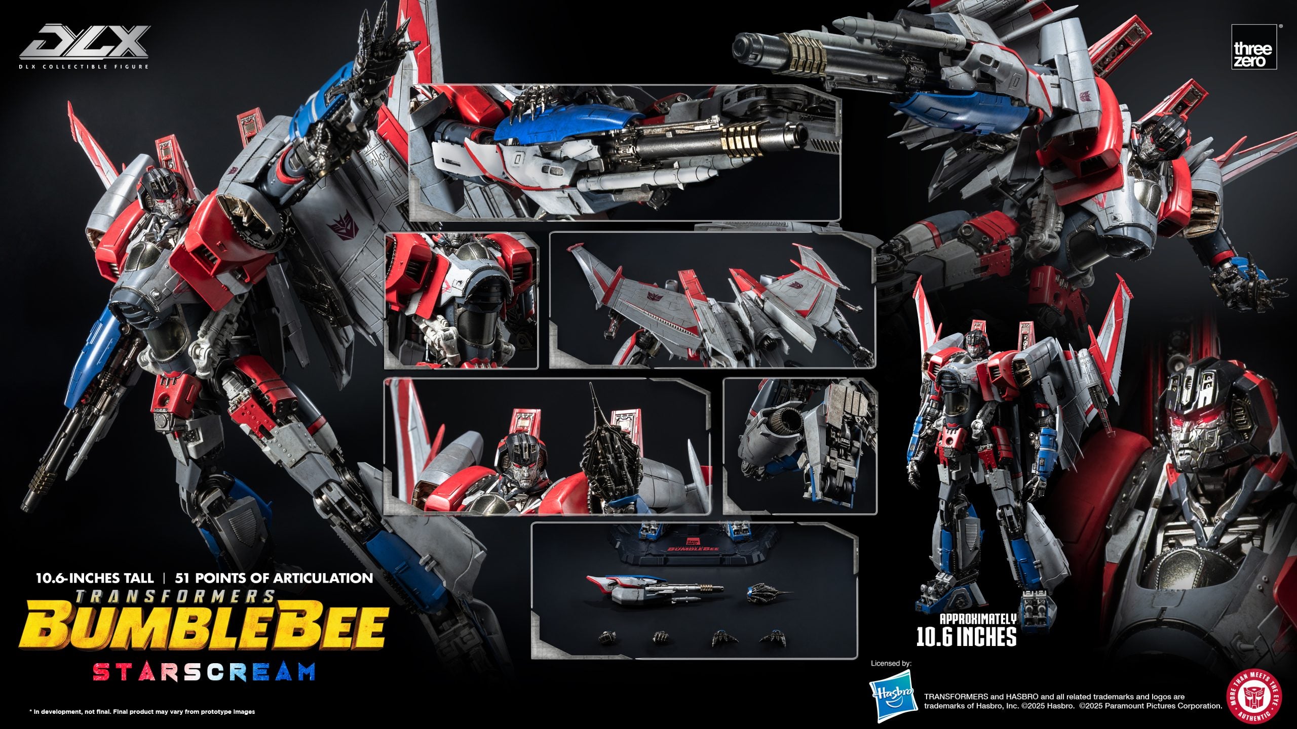PRE-ORDER Threezero - DLX - Transformers: Bumblebee - Starscream