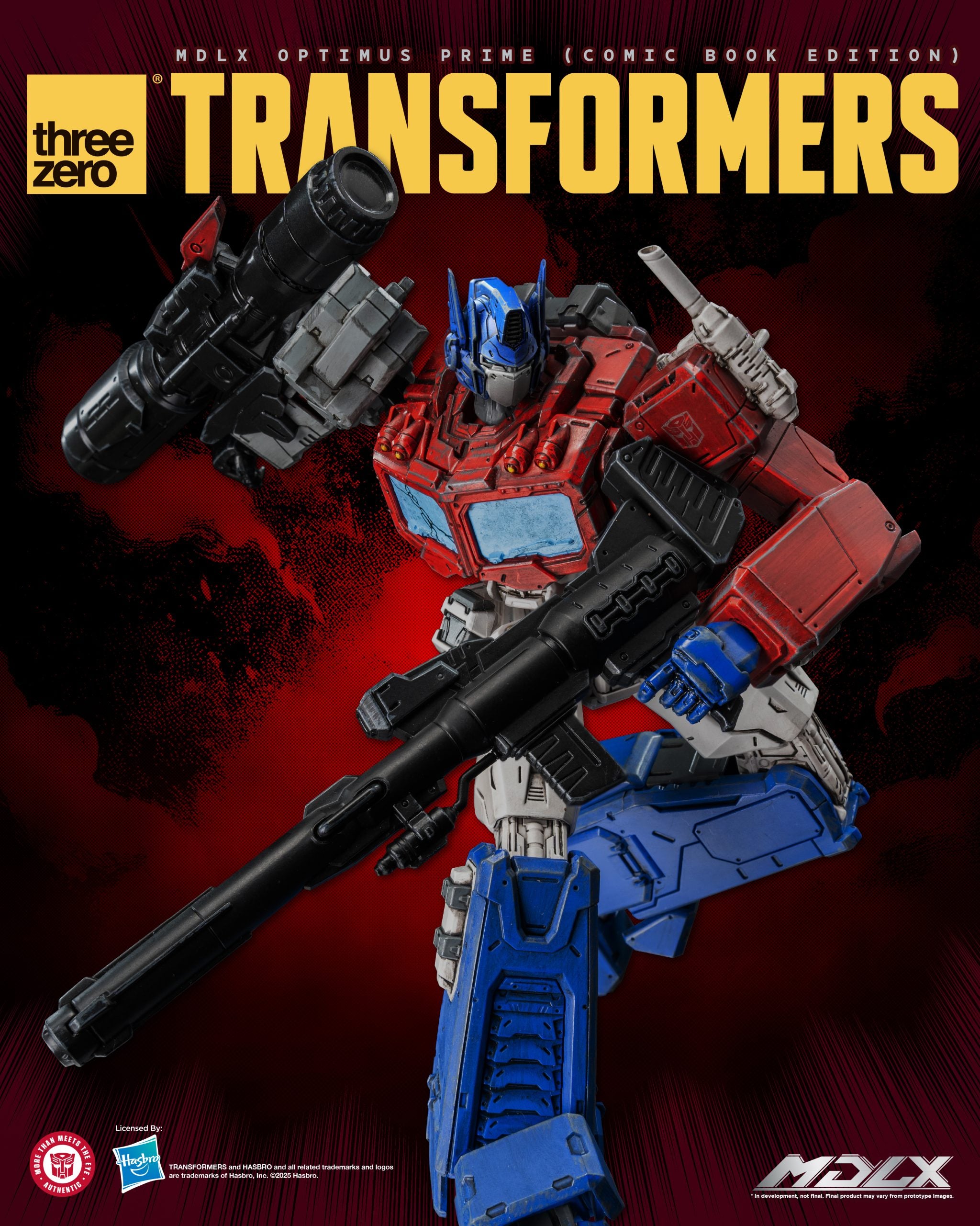 PRE-ORDER Threezero - MDLX - Transformers - Optimus Prime: Comic Book Edition