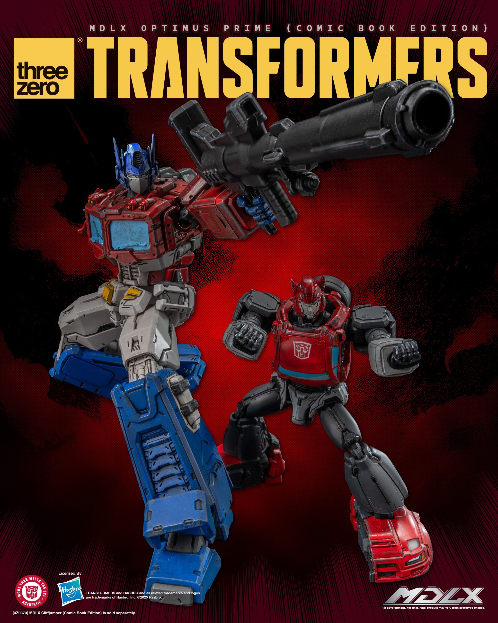 PRE-ORDER Threezero - MDLX - Transformers - Optimus Prime: Comic Book Edition