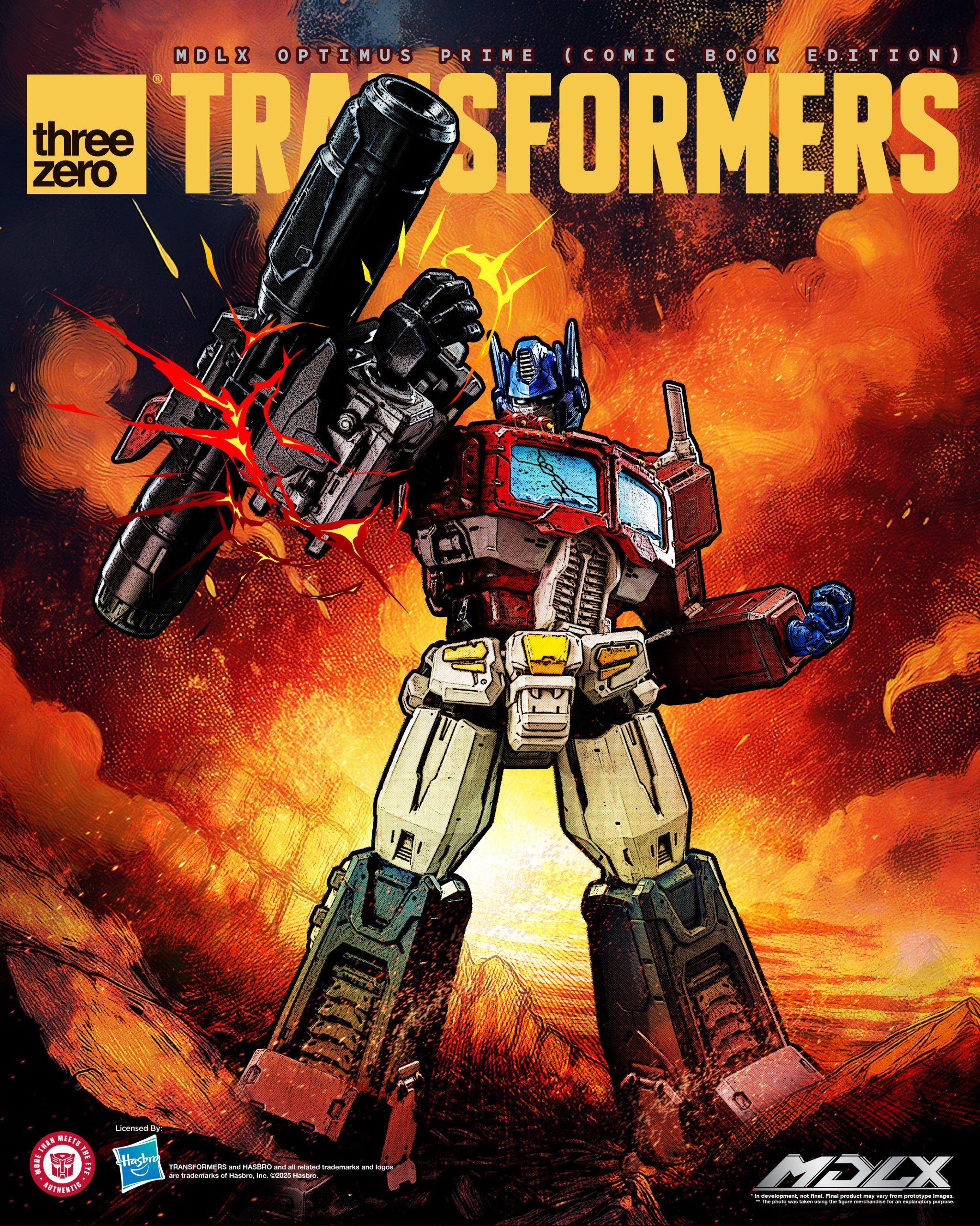 PRE-ORDER Threezero - MDLX - Transformers - Optimus Prime: Comic Book Edition
