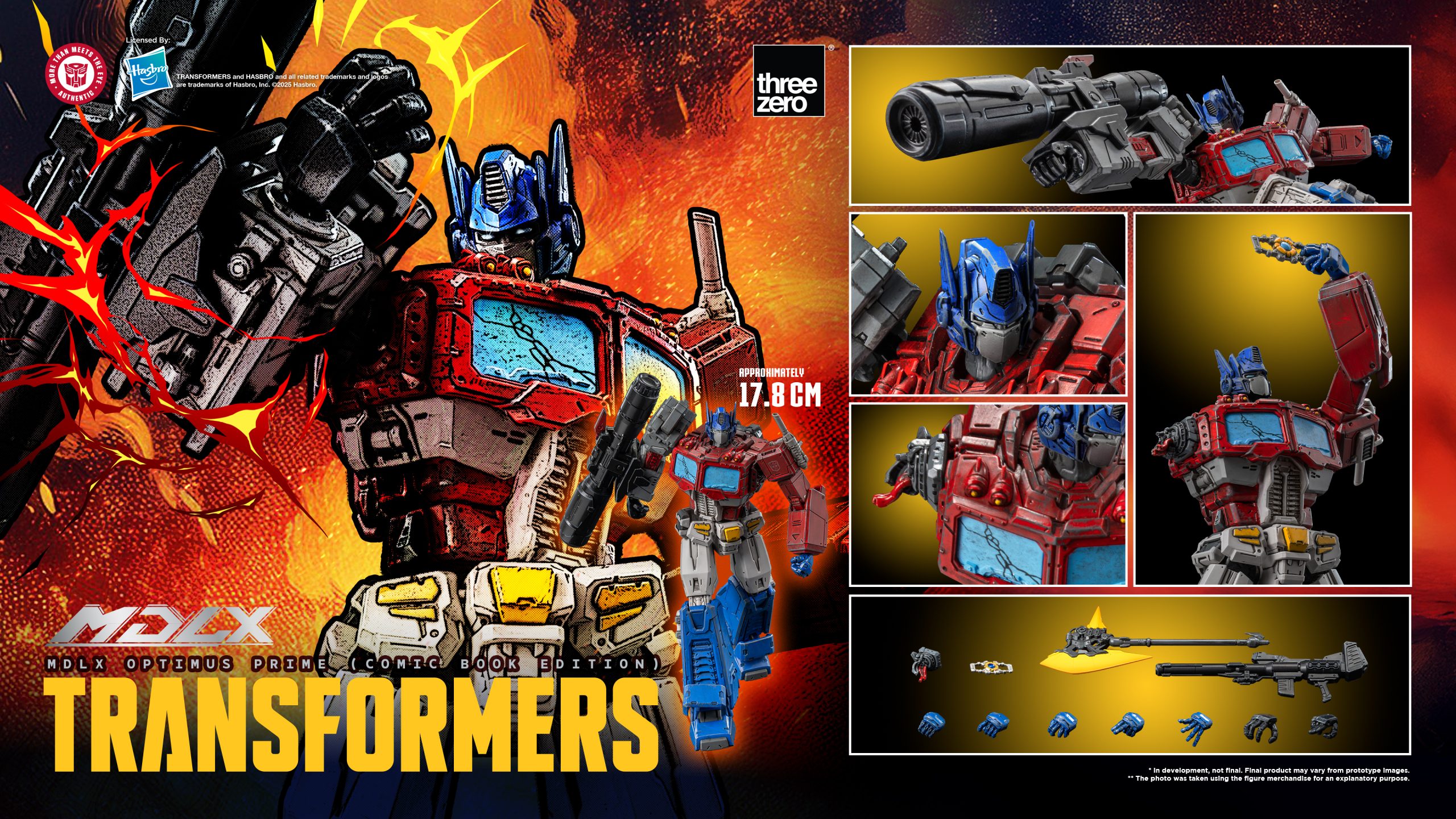 PRE-ORDER Threezero - MDLX - Transformers - Optimus Prime: Comic Book Edition