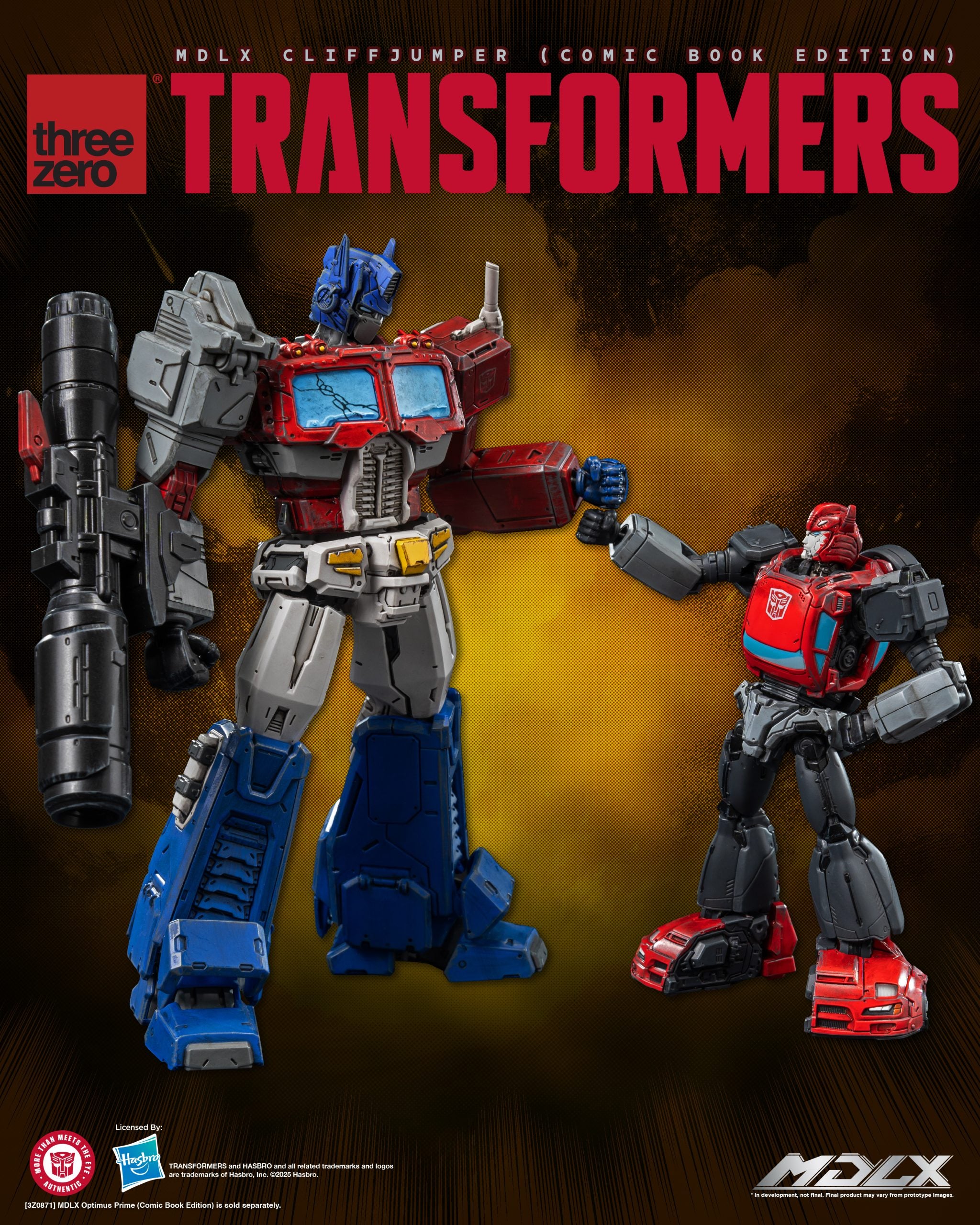 PRE-ORDER Threezero - MDLX - Transformers - Cliffjumper: Comic Book Edition