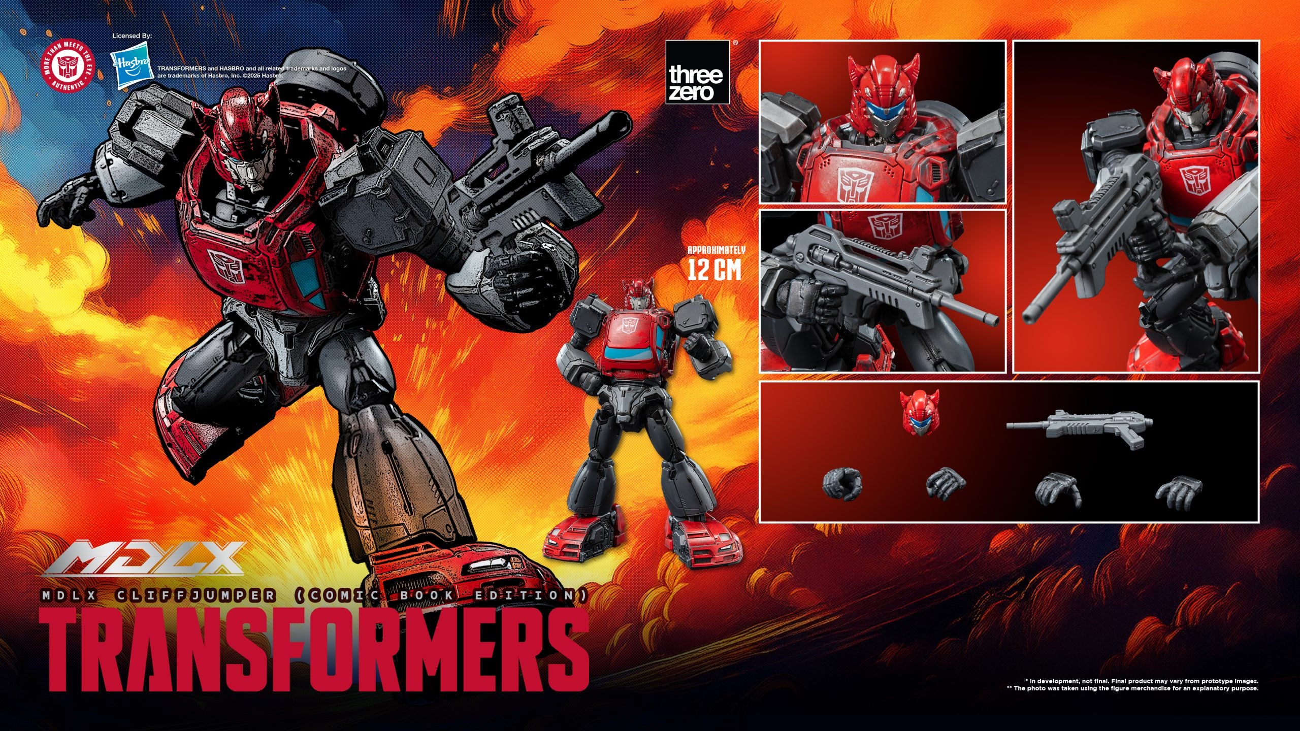 PRE-ORDER Threezero - MDLX - Transformers - Cliffjumper: Comic Book Edition