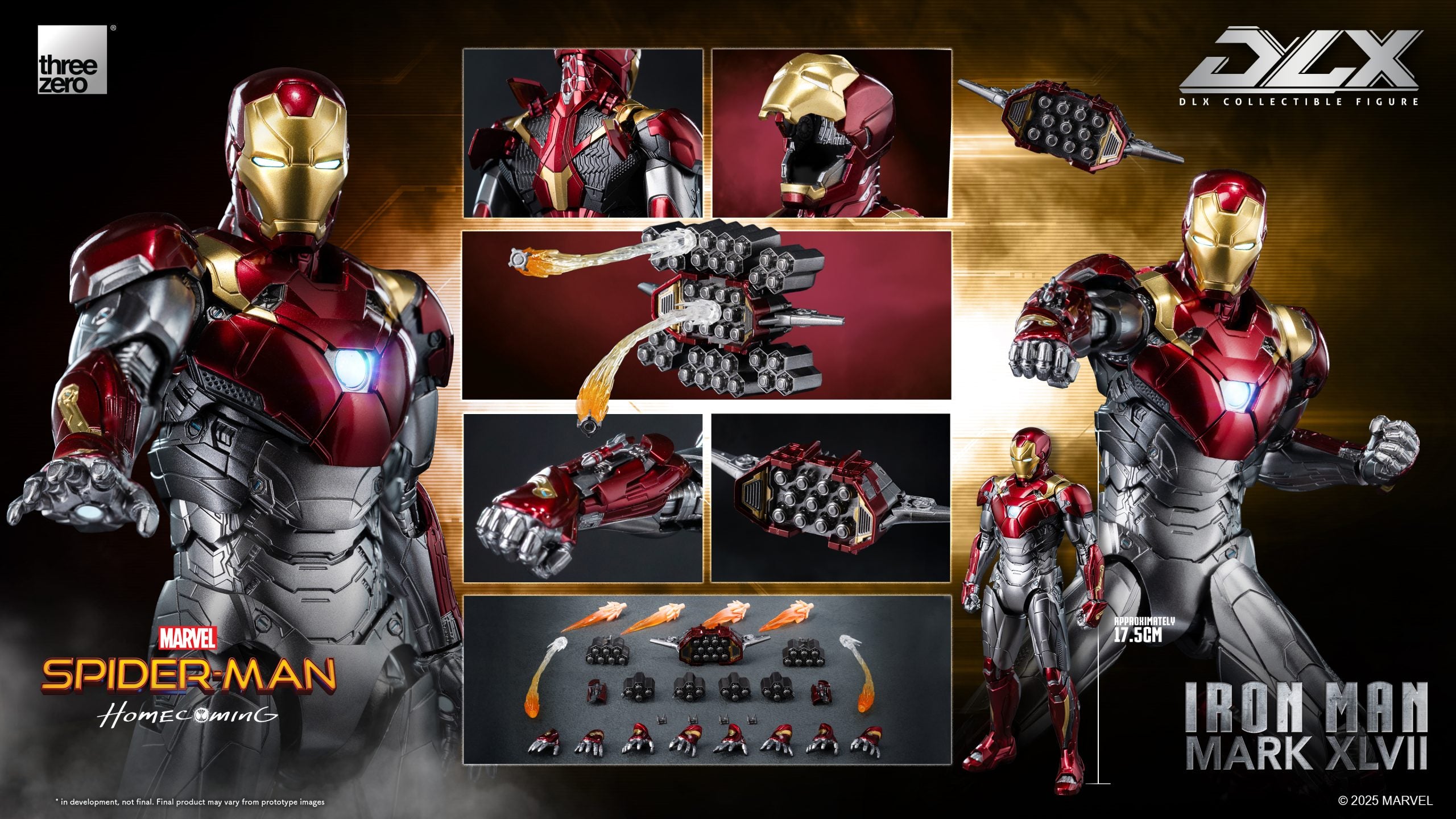 PRE-ORDER threezero - DLX - Spider-Man: Homecoming - Iron Man Mark 47