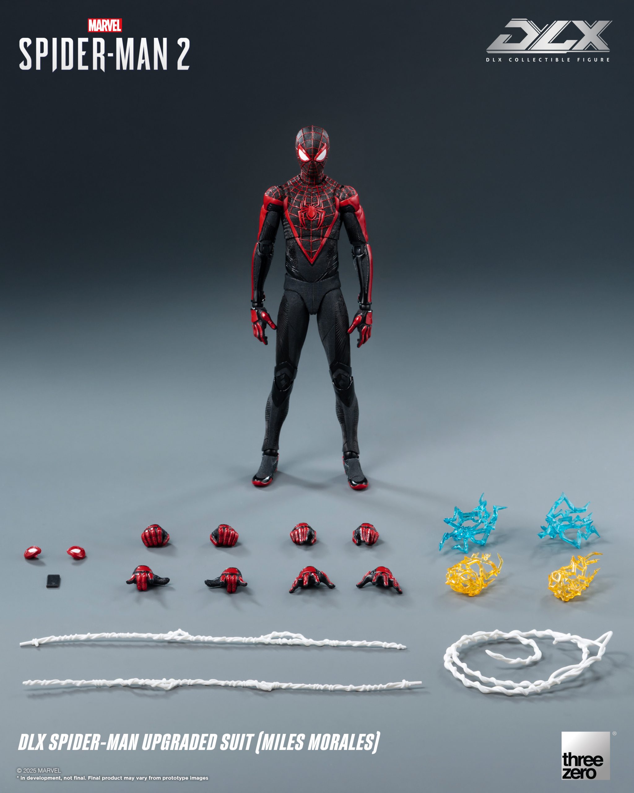 PRE-ORDER threezero - DLX - Marvel's Spider Man 2 - Spider-Man Upgraded Suit (Miles Morales)
