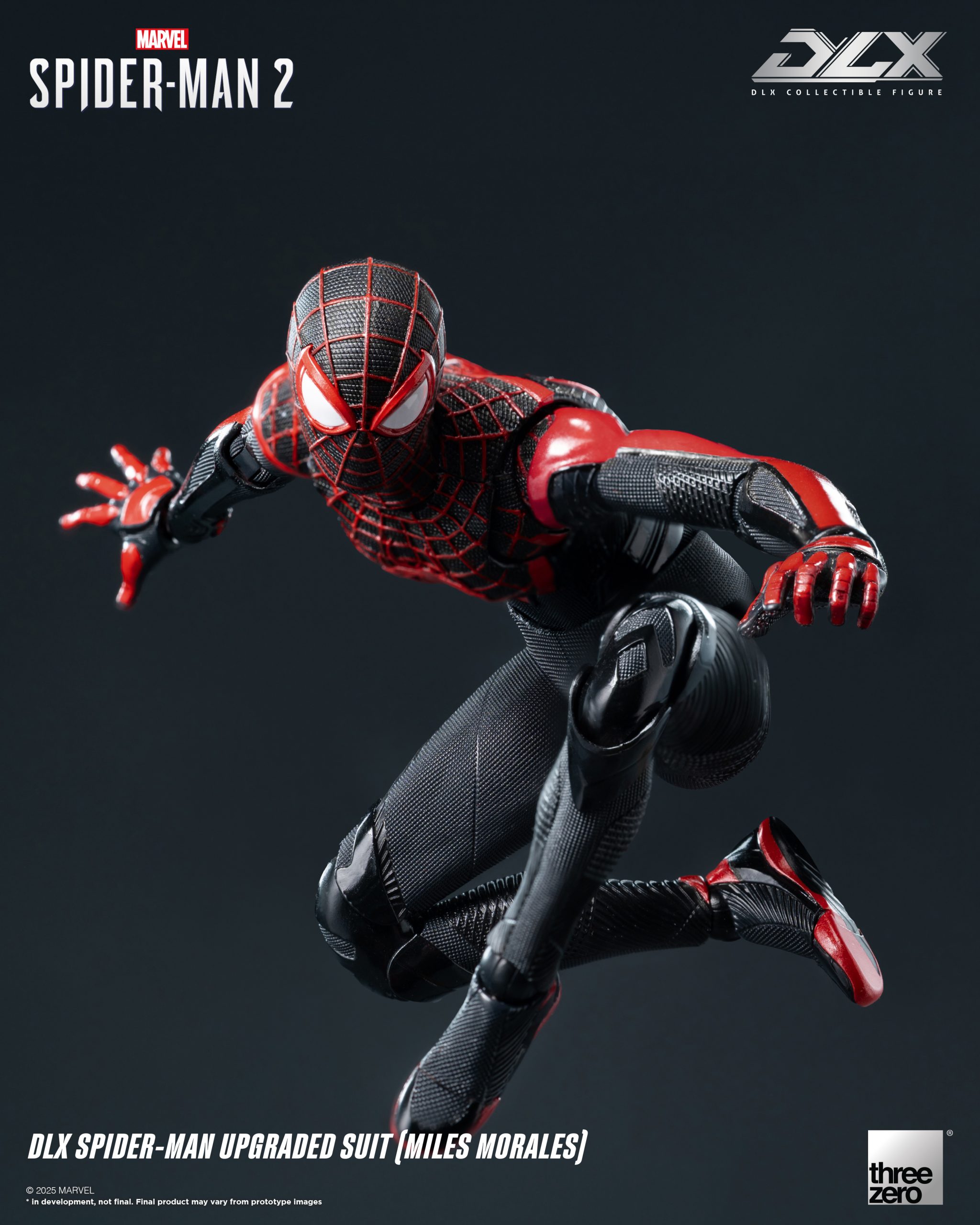 PRE-ORDER threezero - DLX - Marvel's Spider Man 2 - Spider-Man Upgraded Suit (Miles Morales)