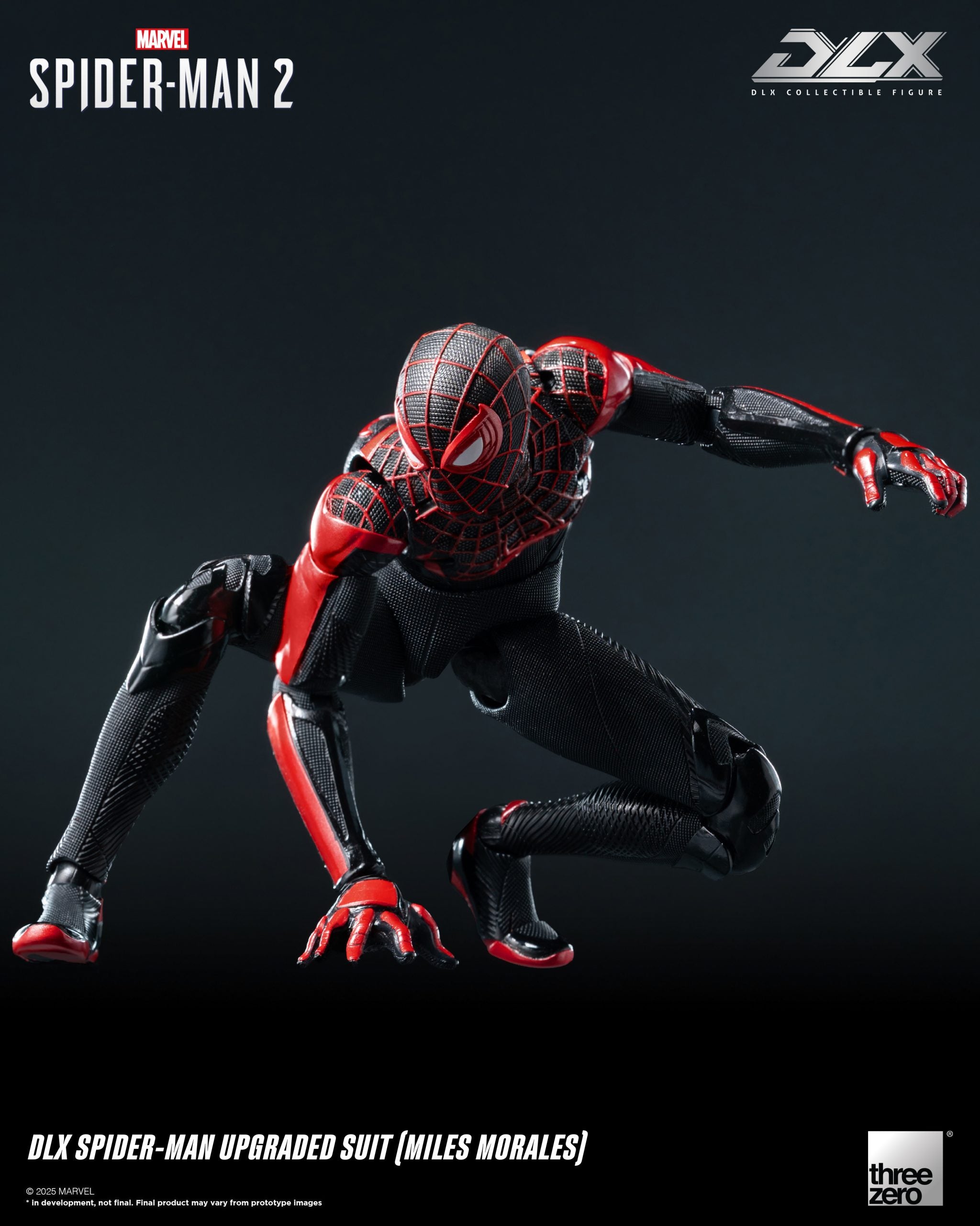 PRE-ORDER threezero - DLX - Marvel's Spider Man 2 - Spider-Man Upgraded Suit (Miles Morales)