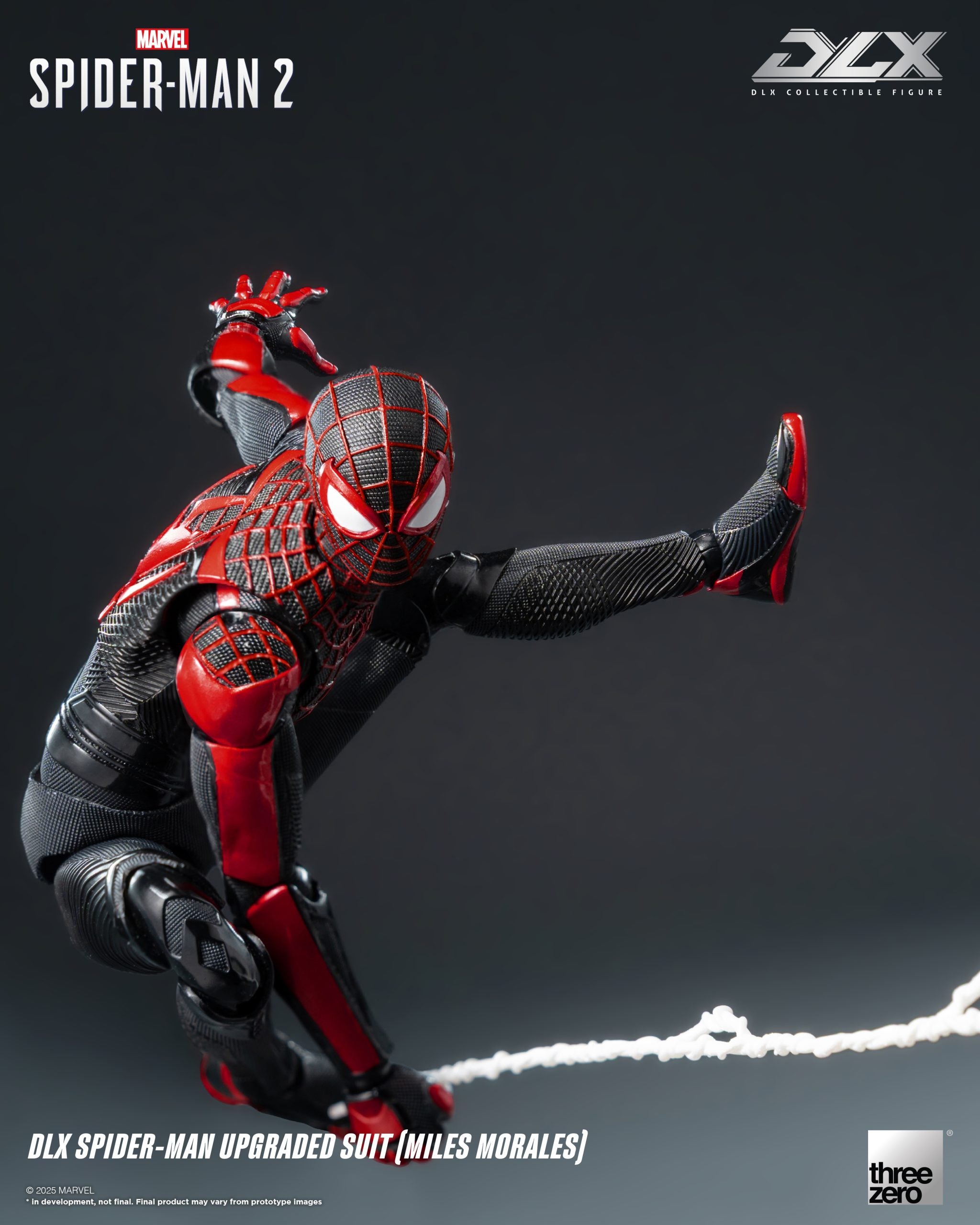 PRE-ORDER threezero - DLX - Marvel's Spider Man 2 - Spider-Man Upgraded Suit (Miles Morales)