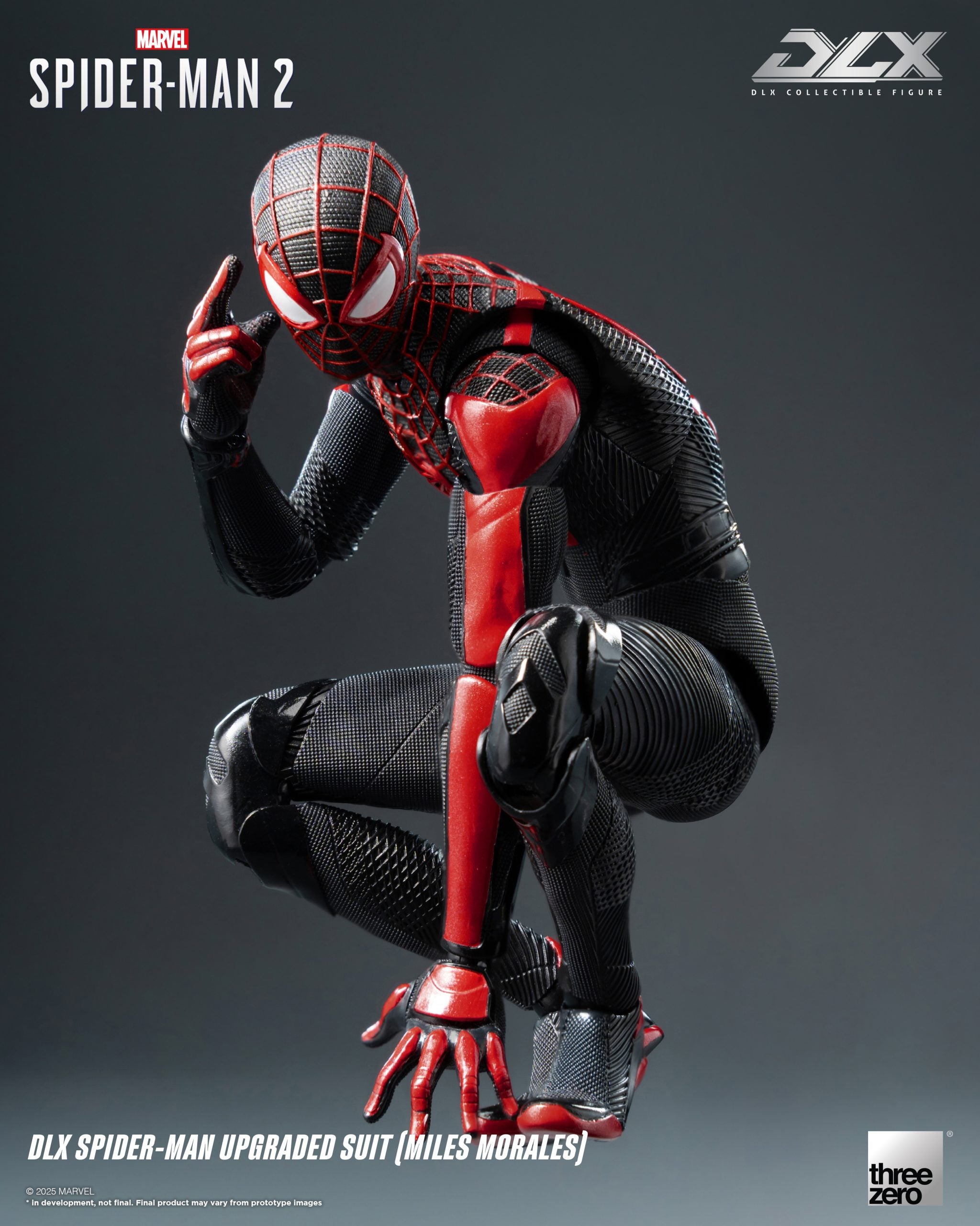 PRE-ORDER threezero - DLX - Marvel's Spider Man 2 - Spider-Man Upgraded Suit (Miles Morales)