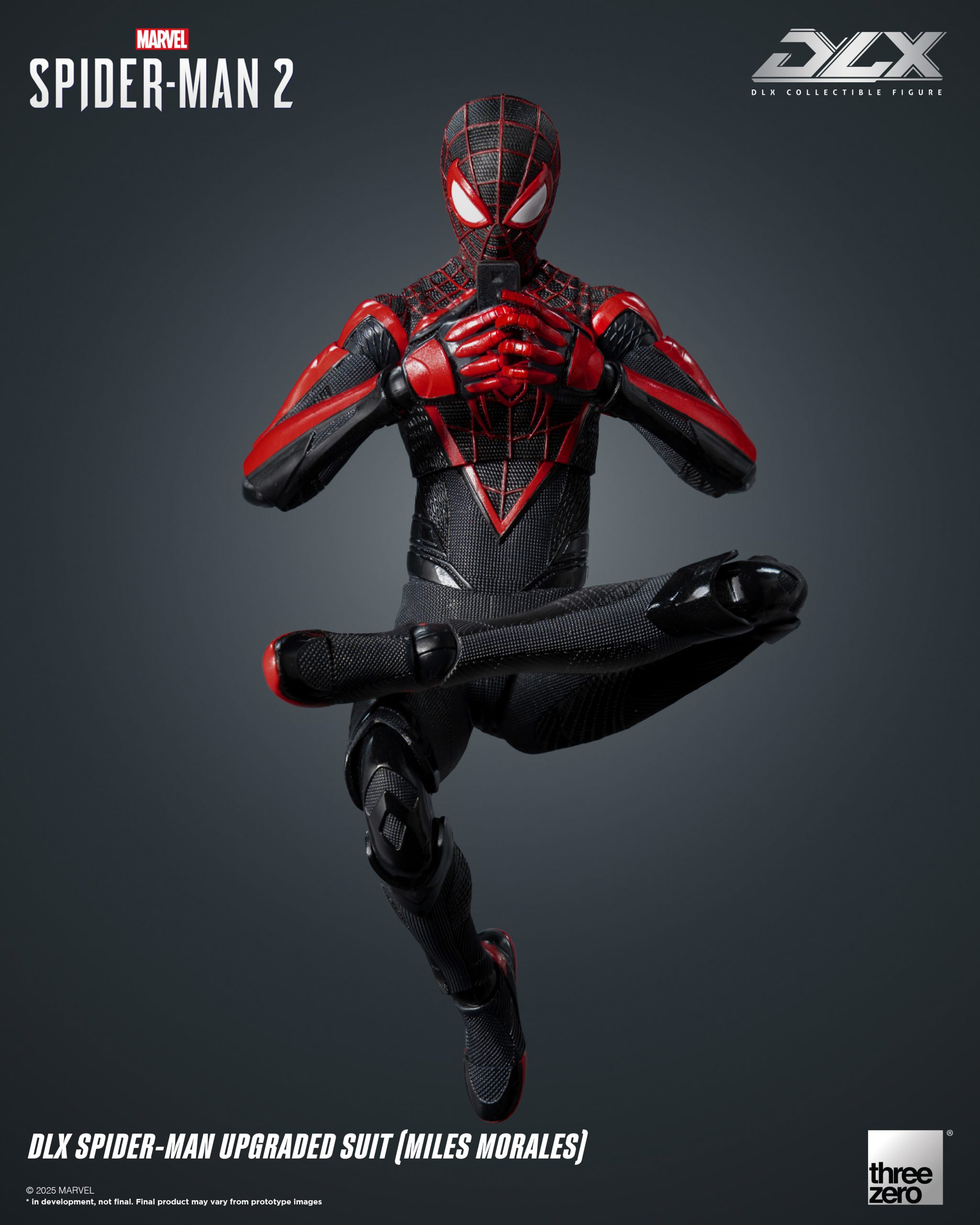 PRE-ORDER threezero - DLX - Marvel's Spider Man 2 - Spider-Man Upgraded Suit (Miles Morales)