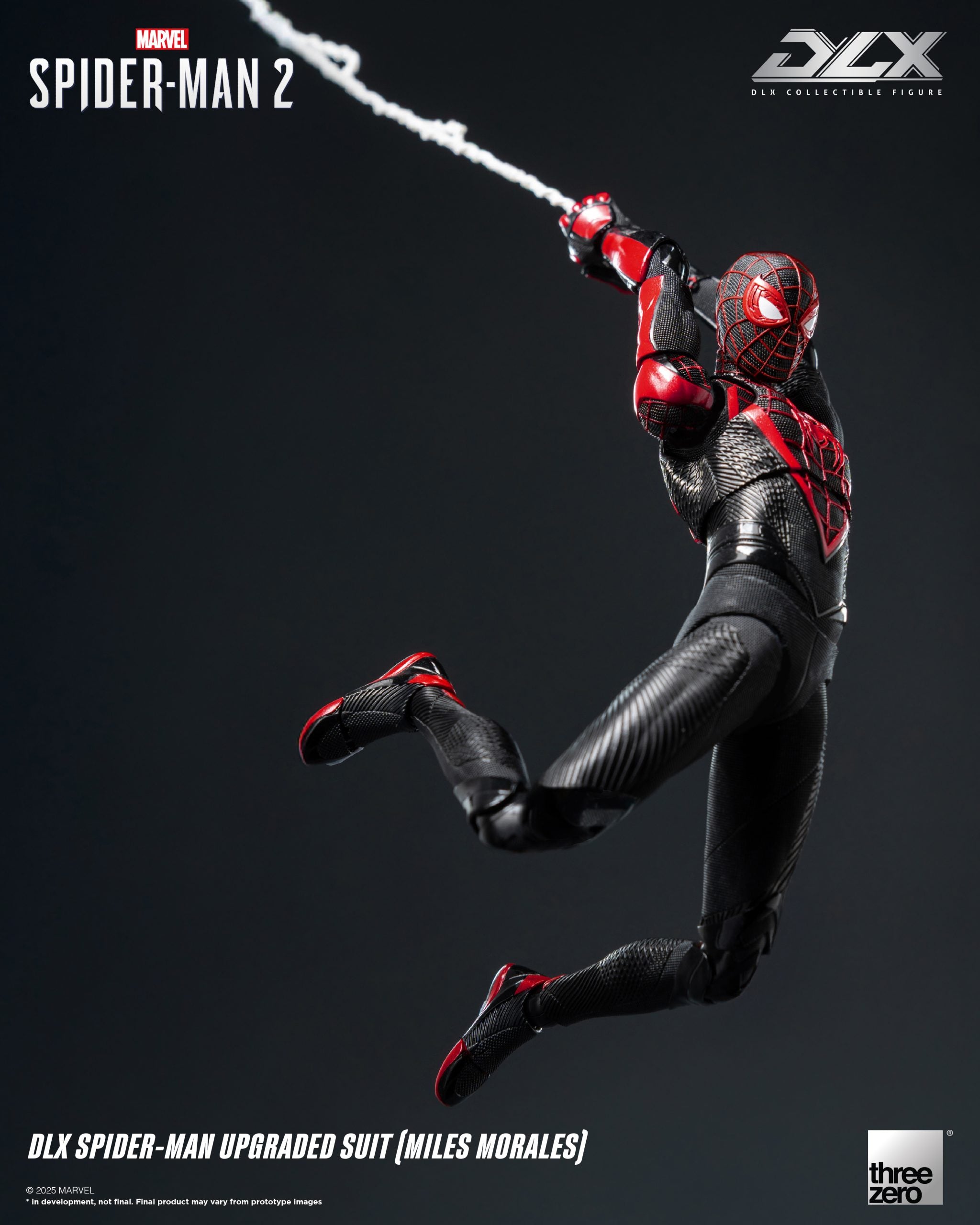 PRE-ORDER threezero - DLX - Marvel's Spider Man 2 - Spider-Man Upgraded Suit (Miles Morales)