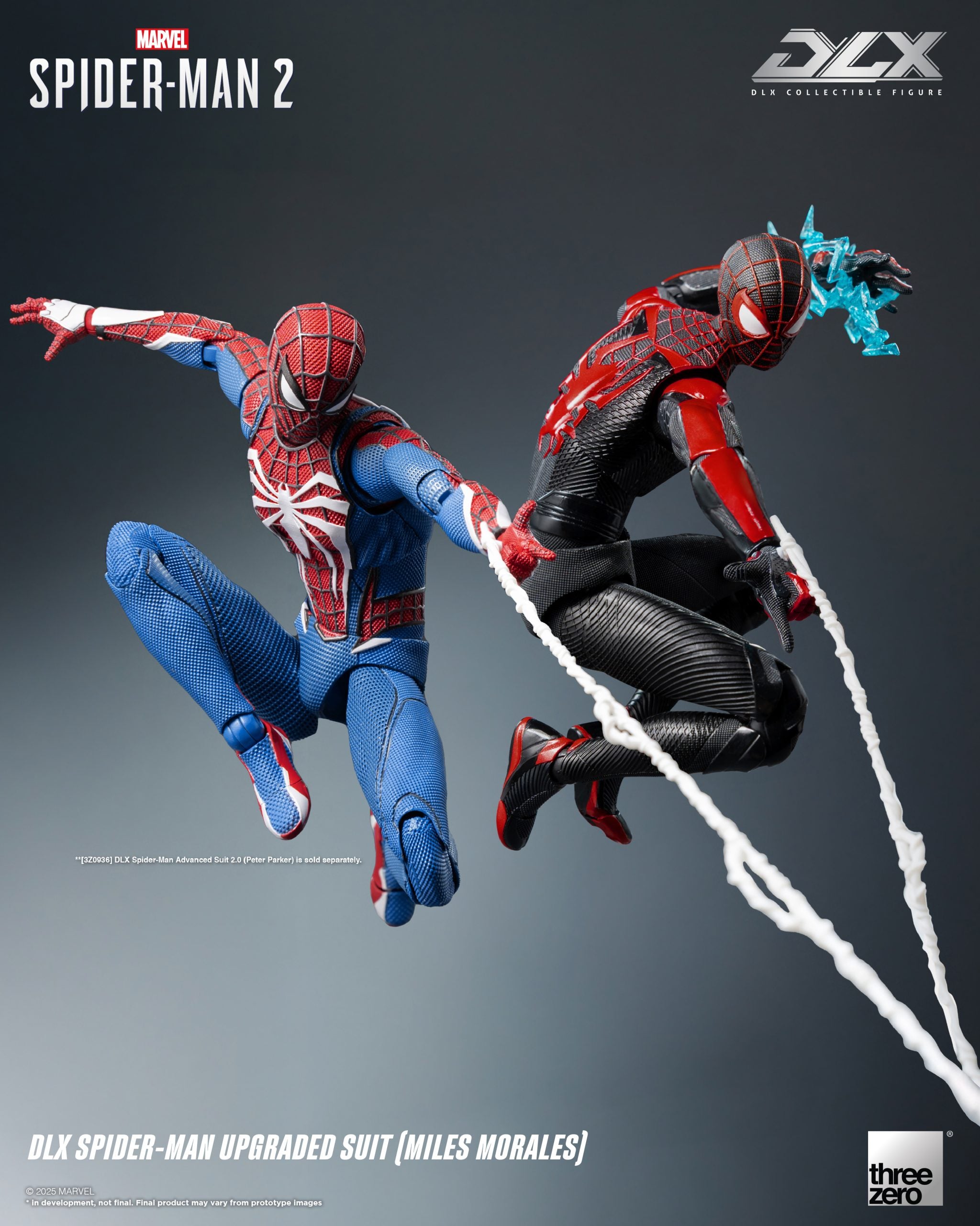 PRE-ORDER threezero - DLX - Marvel's Spider Man 2 - Spider-Man Upgraded Suit (Miles Morales)