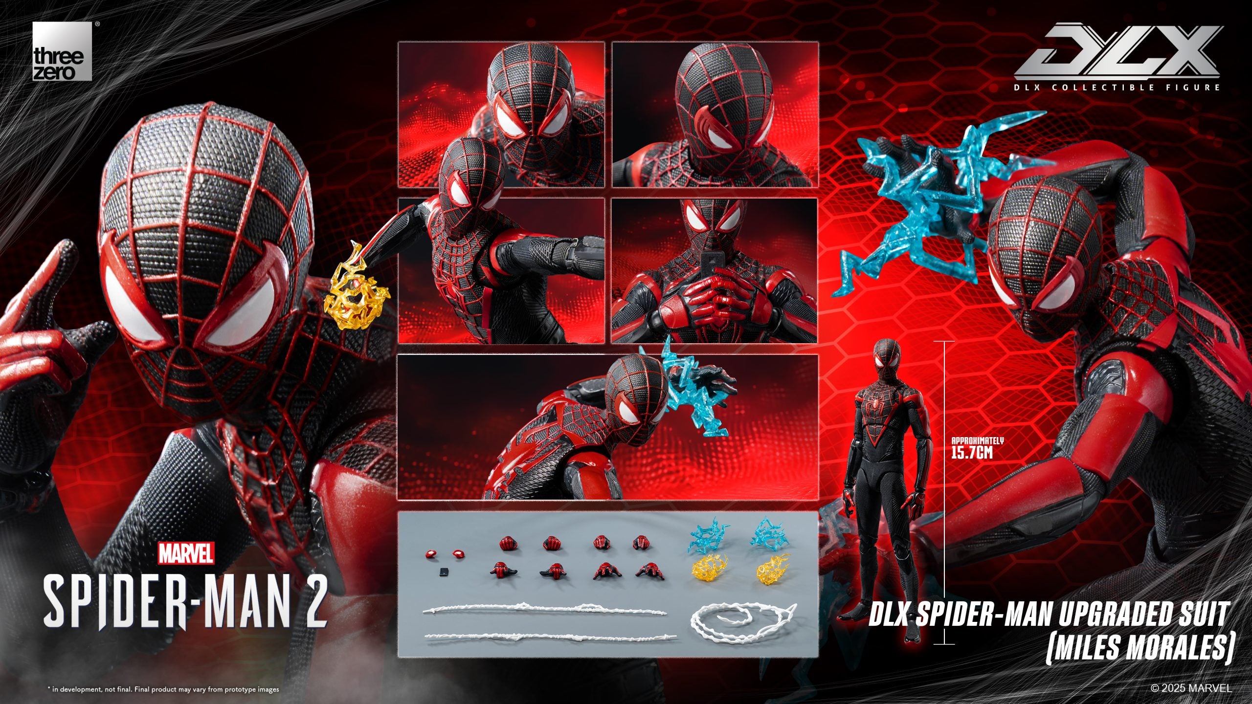 PRE-ORDER threezero - DLX - Marvel's Spider Man 2 - Spider-Man Upgraded Suit (Miles Morales)