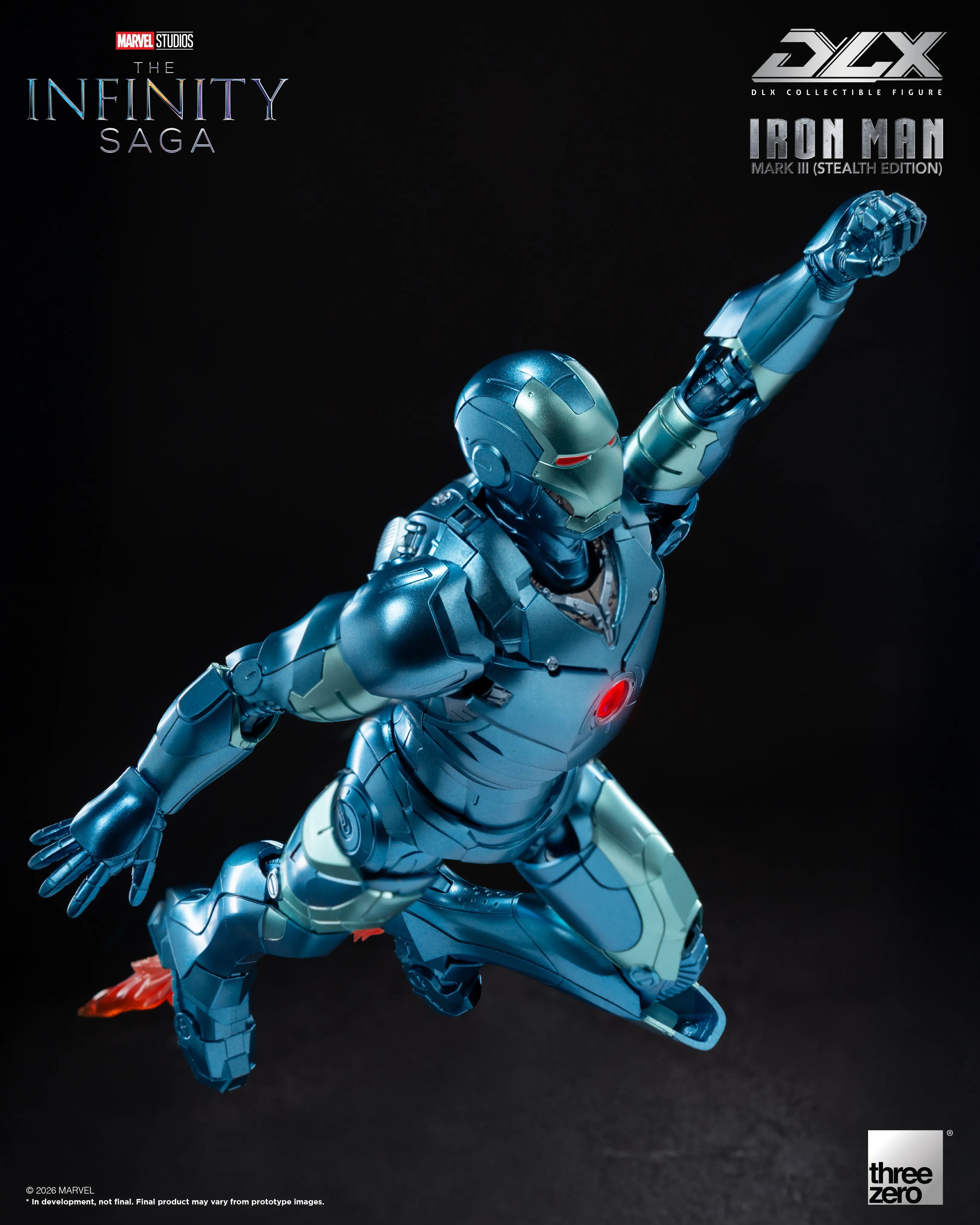 PRE-ORDER threezero - DLX - Marvel Studios: The Infinity Saga - Iron Man Mark 3: Stealth Edition