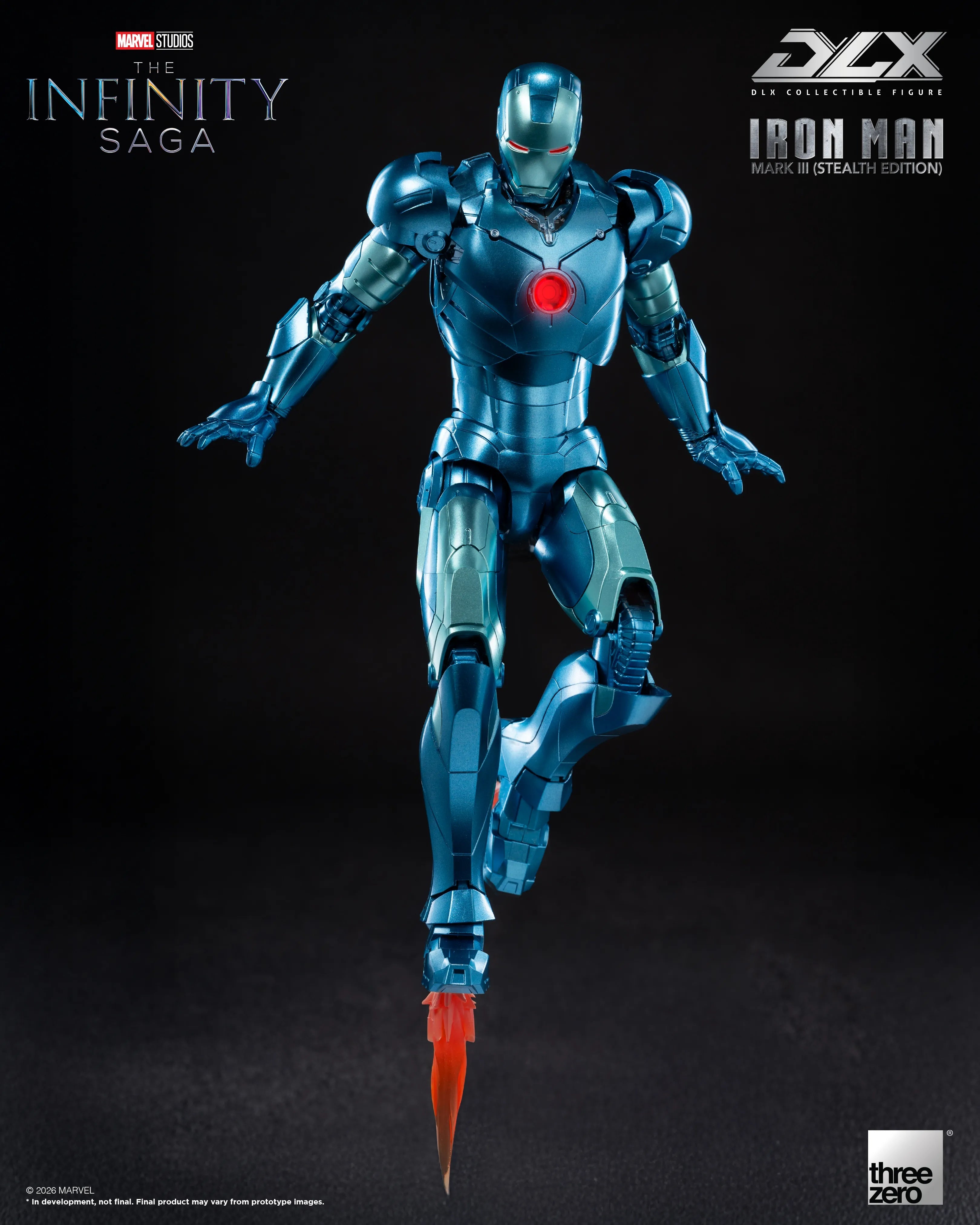 PRE-ORDER threezero - DLX - Marvel Studios: The Infinity Saga - Iron Man Mark 3: Stealth Edition