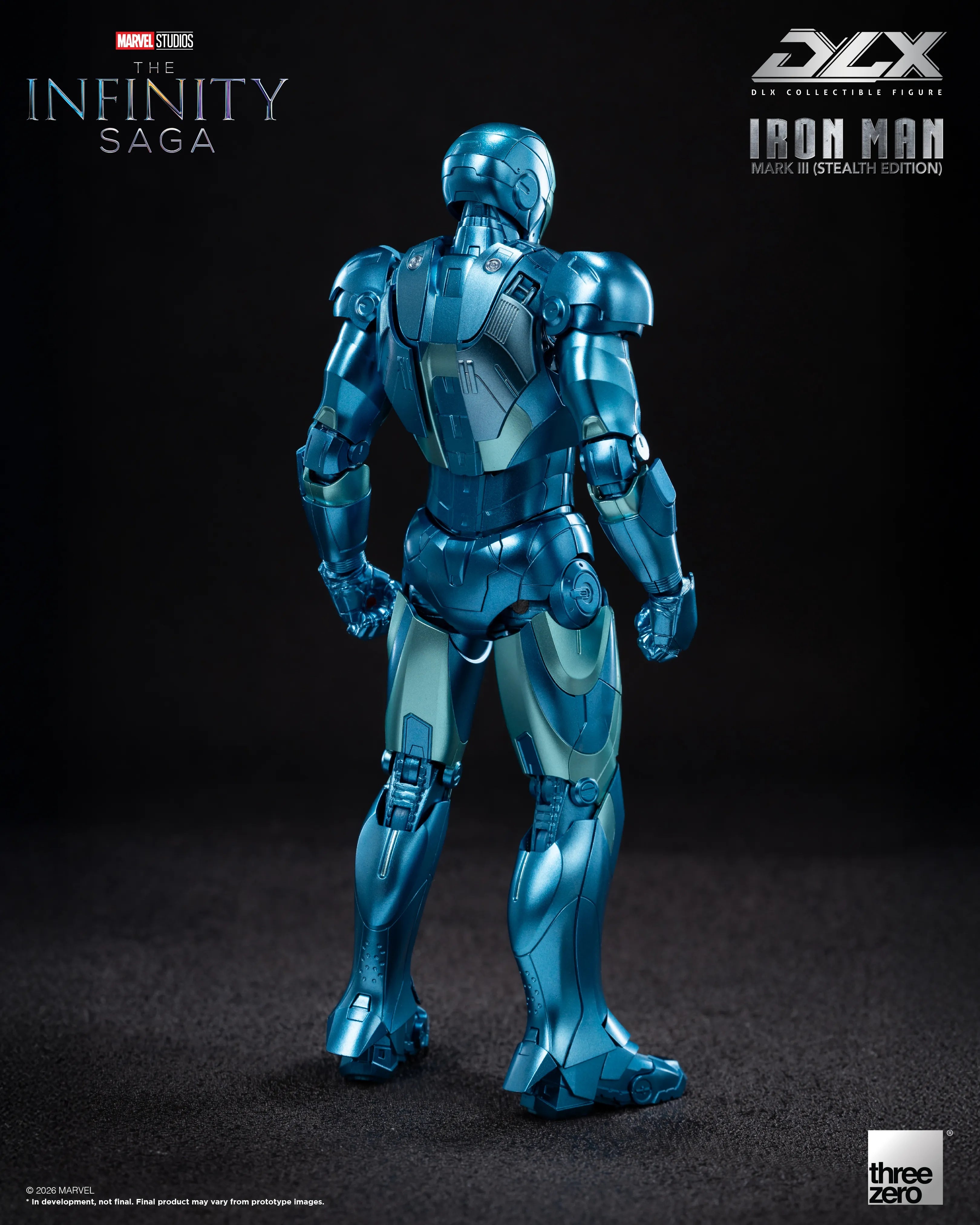 PRE-ORDER threezero - DLX - Marvel Studios: The Infinity Saga - Iron Man Mark 3: Stealth Edition