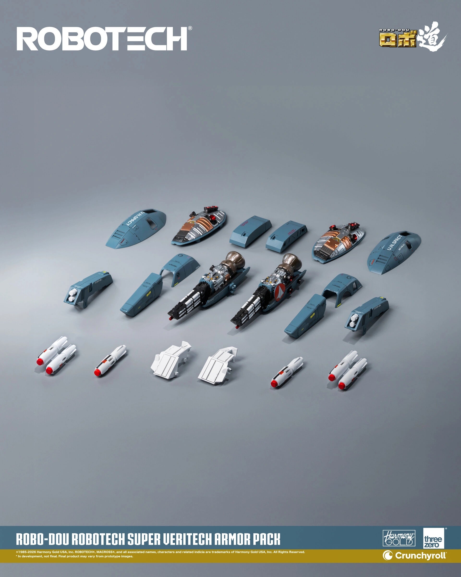 PRE-ORDER threezero - Robo-Dou - Robotech - Super Veritech Armor Pack
