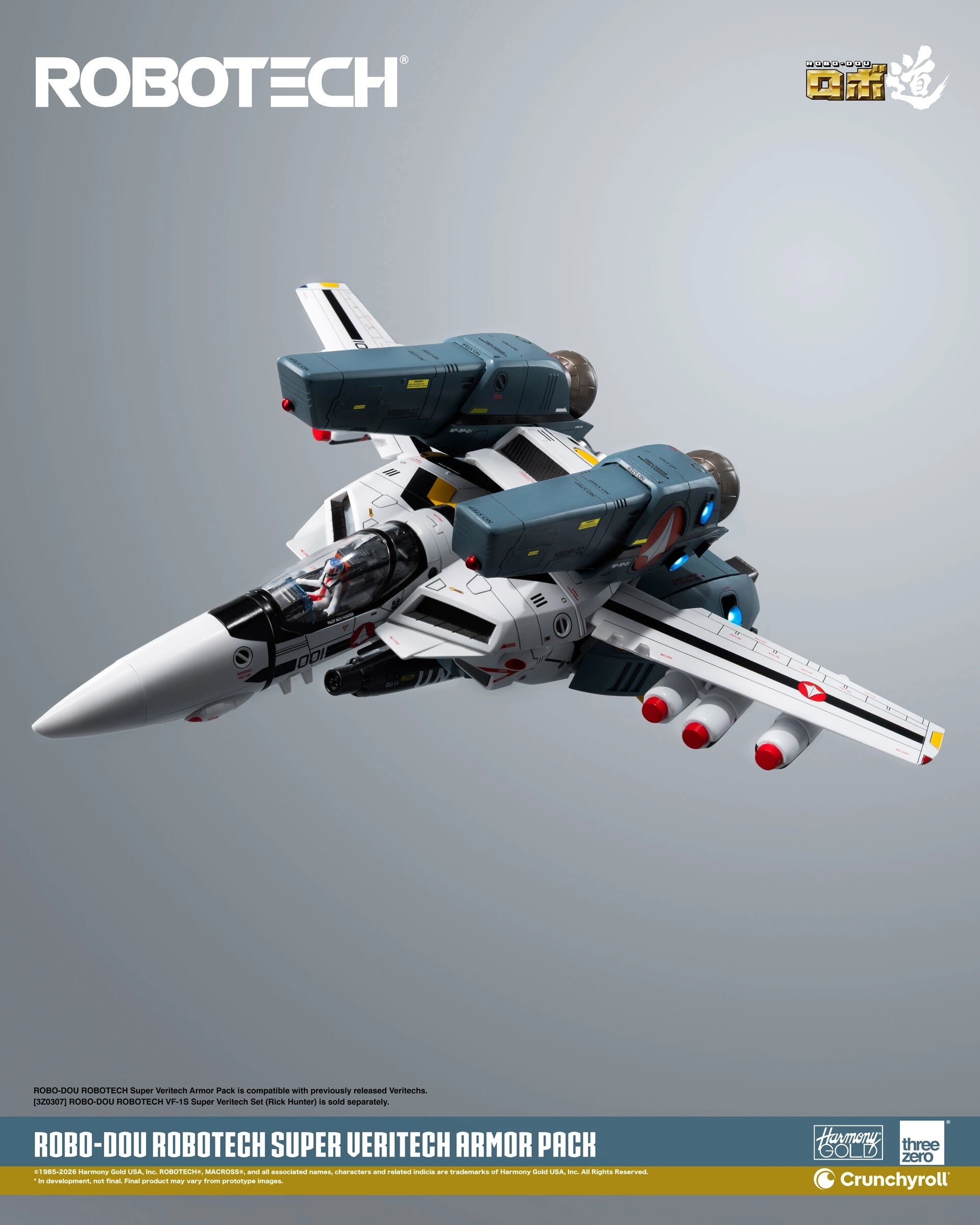 PRE-ORDER threezero - Robo-Dou - Robotech - Super Veritech Armor Pack
