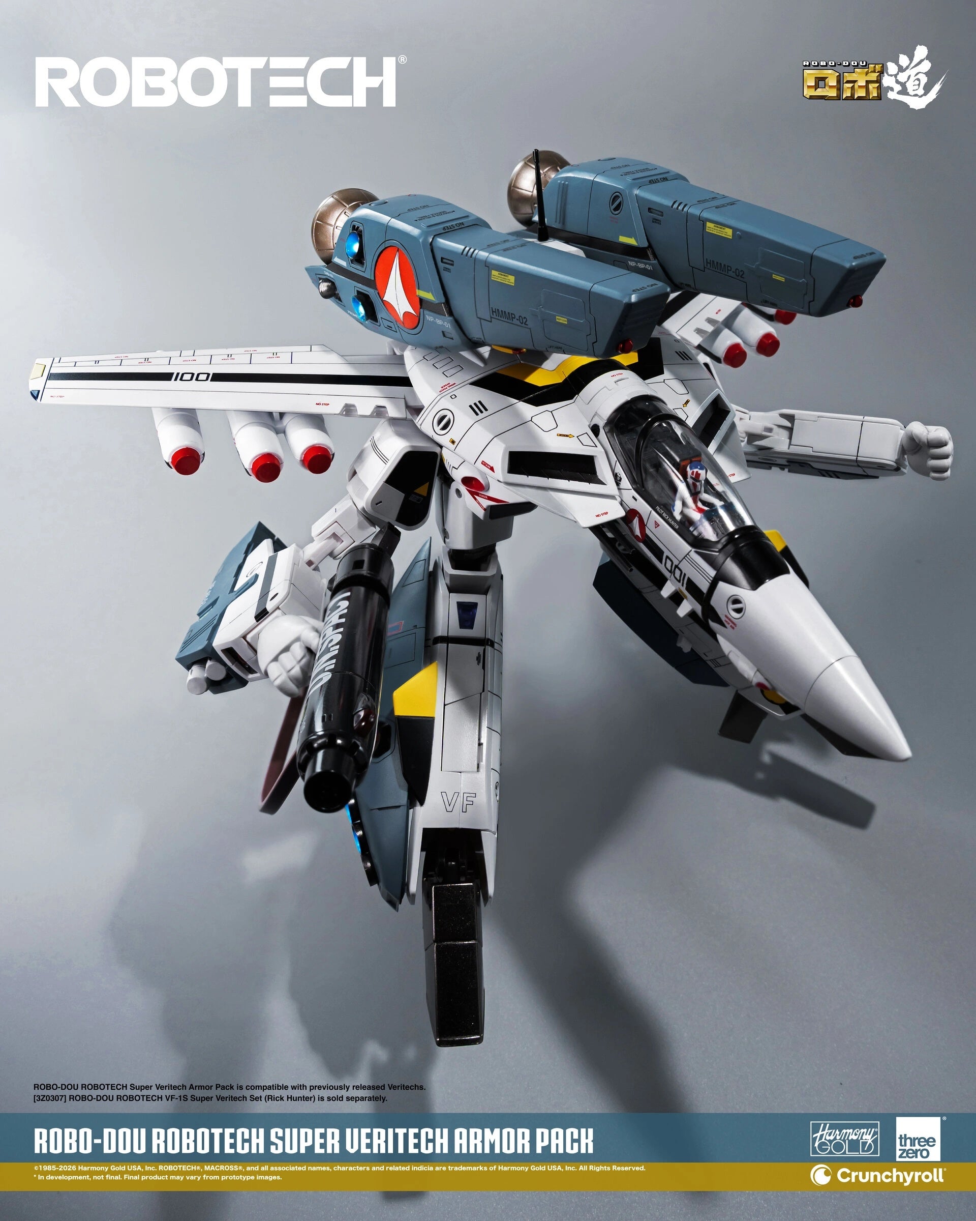 PRE-ORDER threezero - Robo-Dou - Robotech - Super Veritech Armor Pack