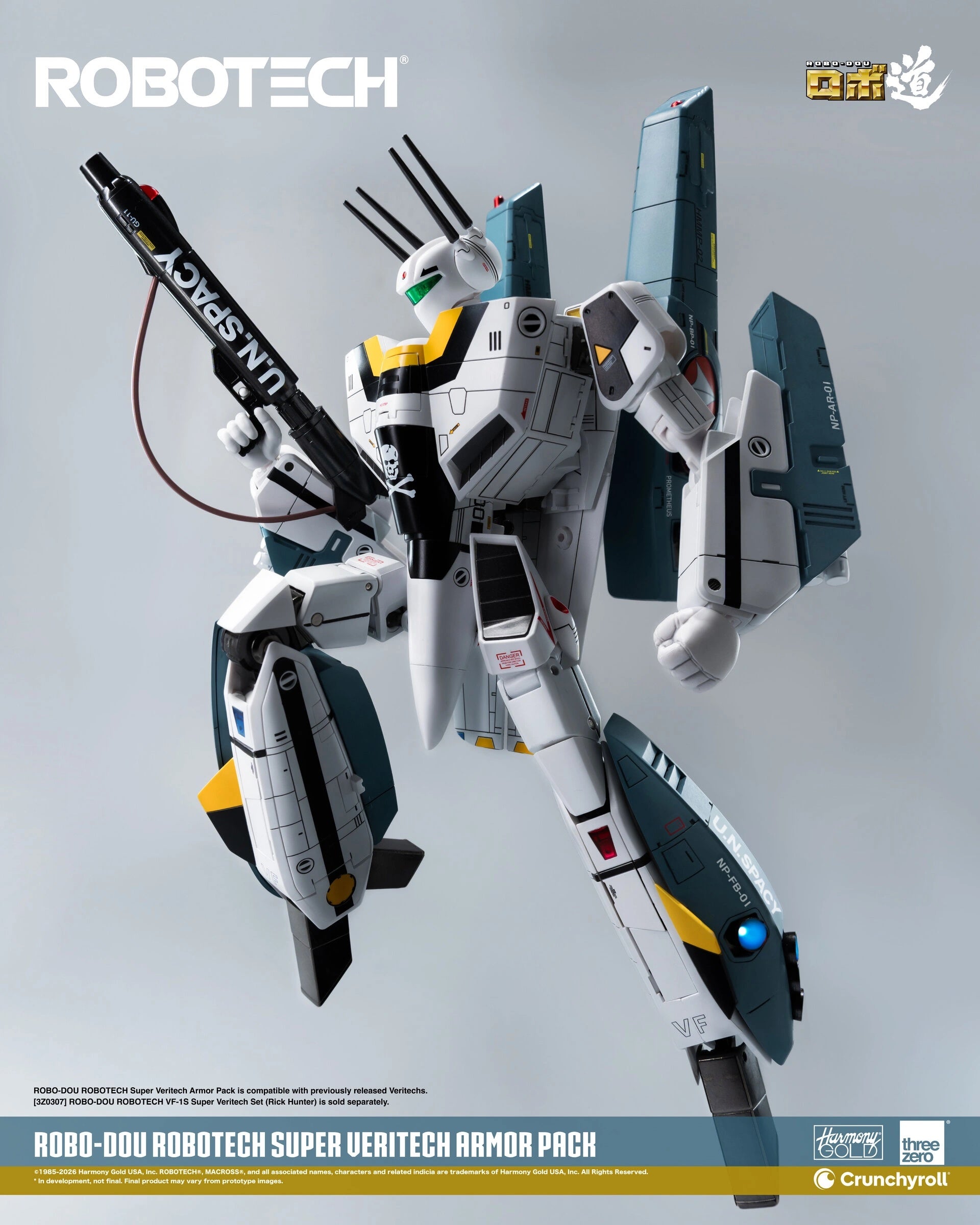 PRE-ORDER threezero - Robo-Dou - Robotech - Super Veritech Armor Pack