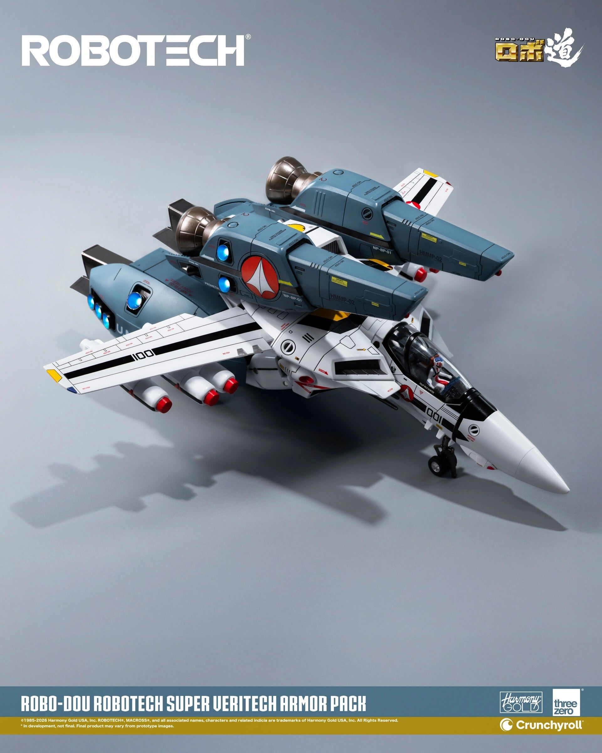 PRE-ORDER threezero - Robo-Dou - Robotech - Super Veritech Armor Pack