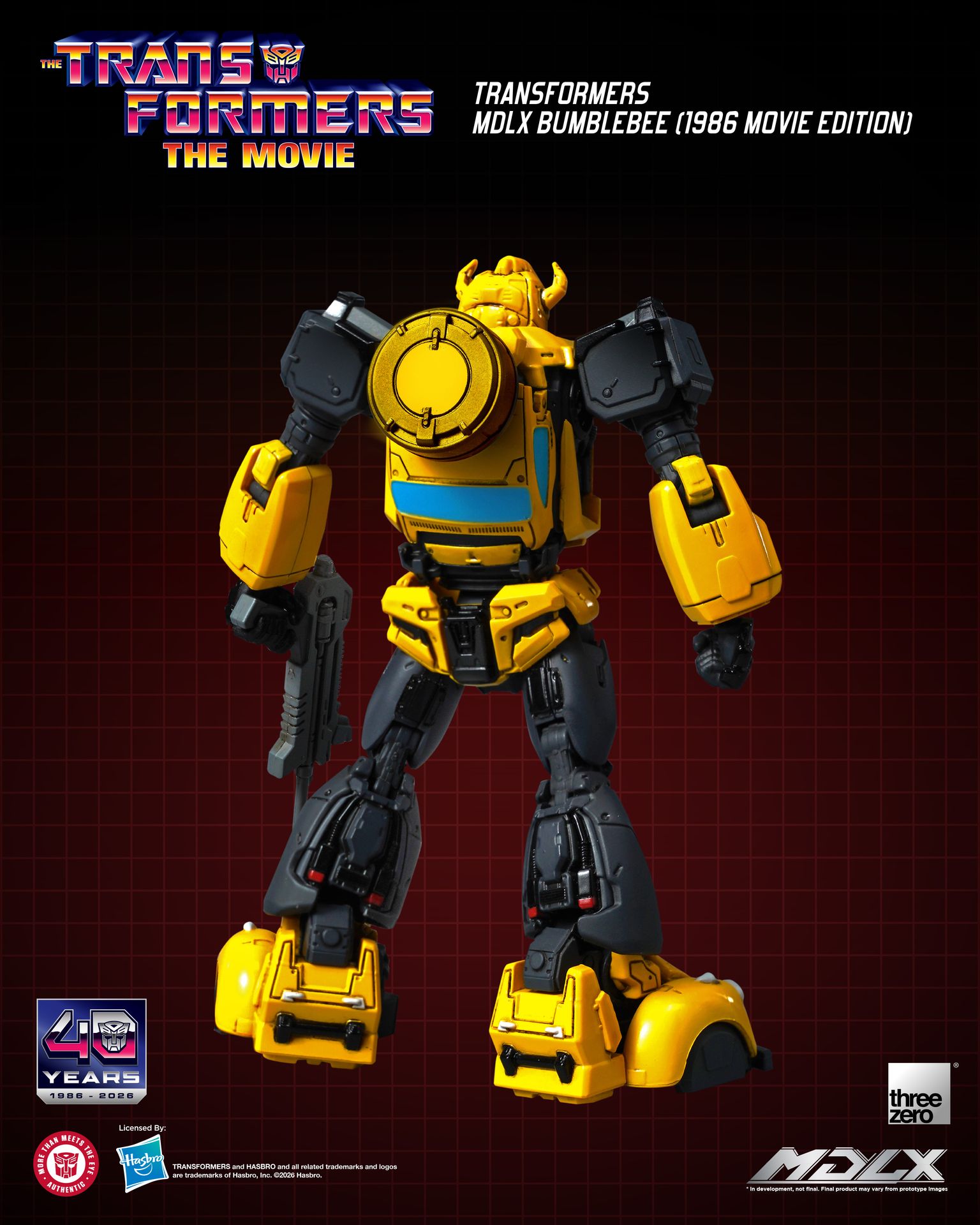 PRE-ORDER threezero - MDLX - Transformers - Bumble Bee: 1986 Movie Edition