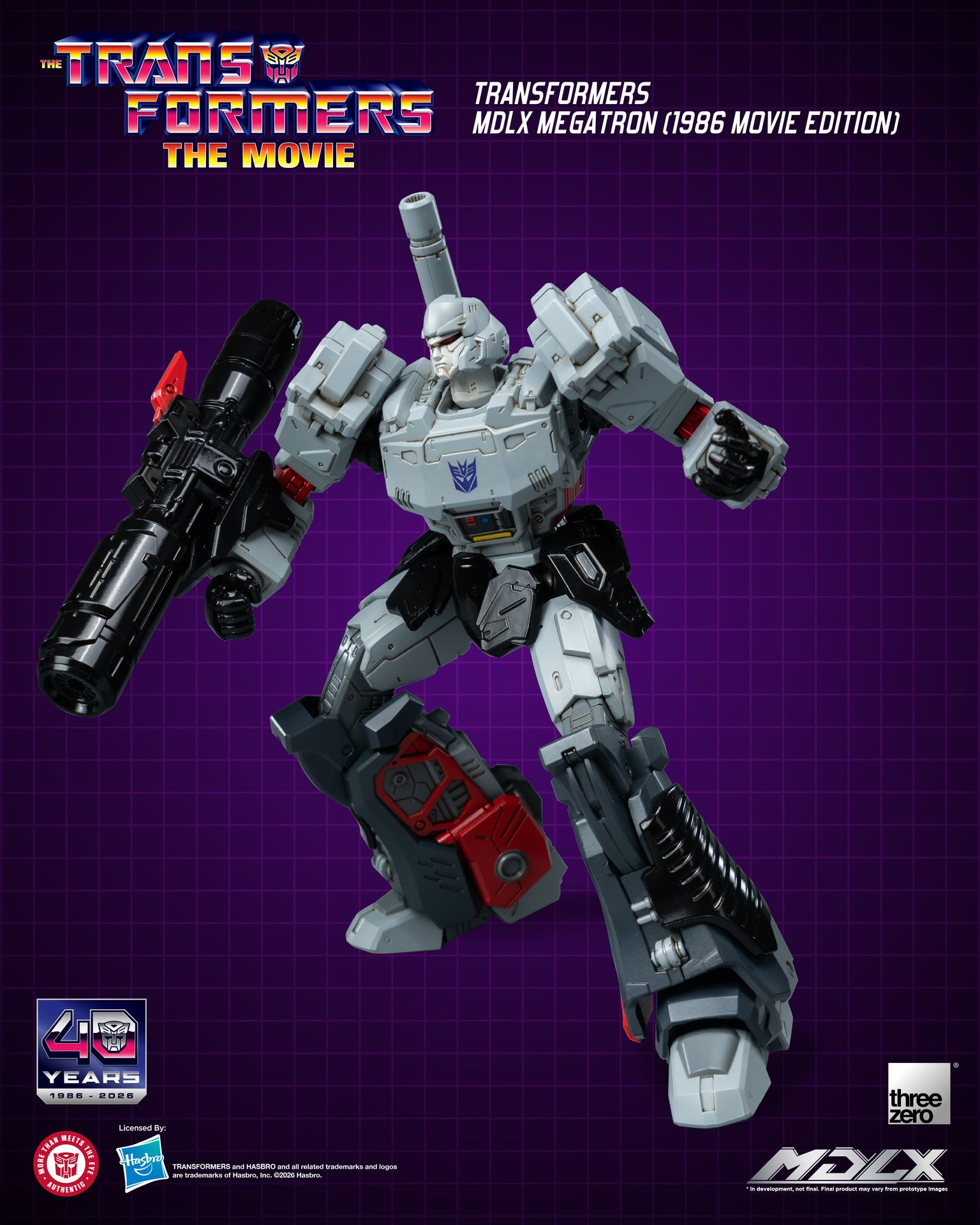 PRE-ORDER threezero - MDLX - Transformers - Megatron: 1986 Movie Edition