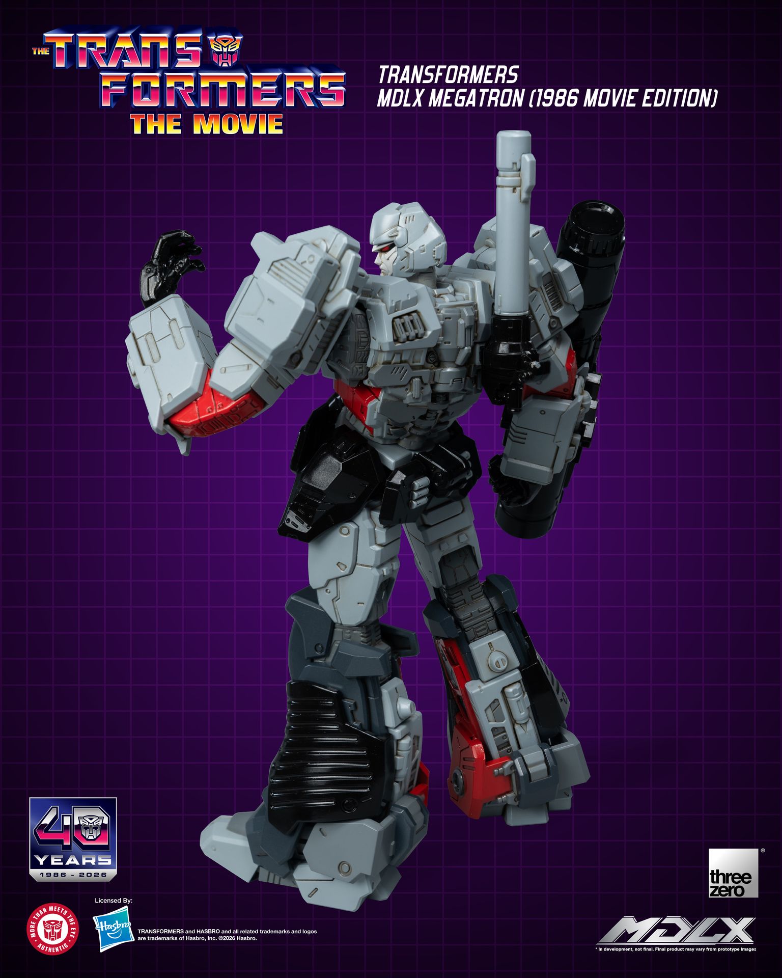 PRE-ORDER threezero - MDLX - Transformers - Megatron: 1986 Movie Edition
