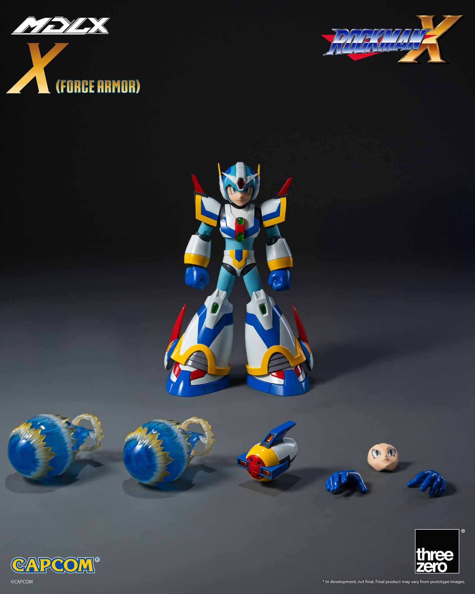 PRE-ORDER threezero - MDLX - Mega Man X - X: Force Armor