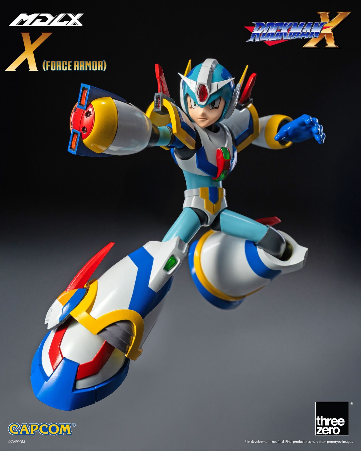 PRE-ORDER threezero - MDLX - Mega Man X - X: Force Armor