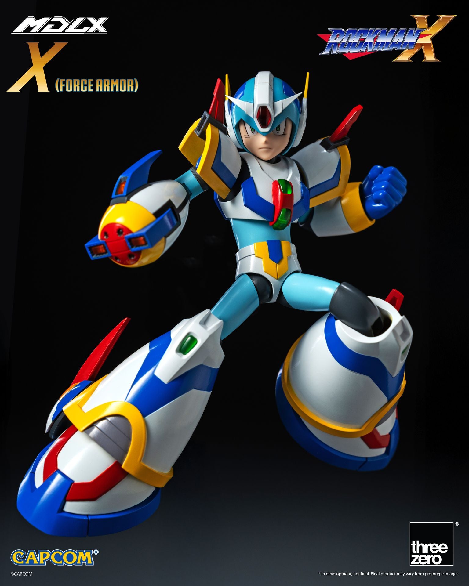 PRE-ORDER threezero - MDLX - Mega Man X - X: Force Armor