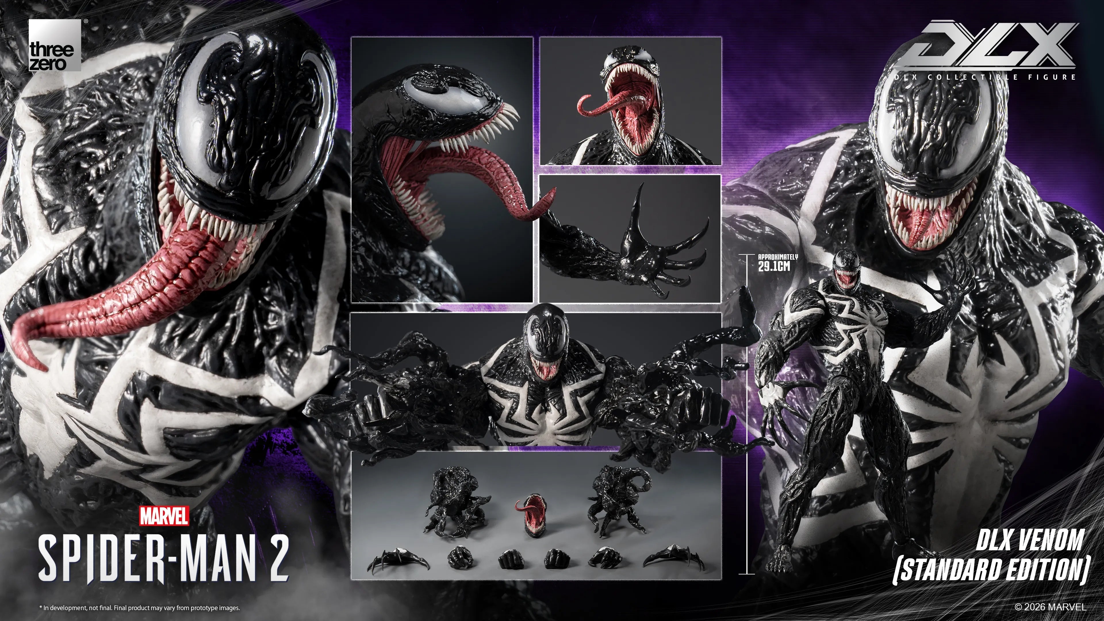 PRE-ORDER threezero - DLX - Marvel’s Spider-Man 2 - Venom: Standard Edition