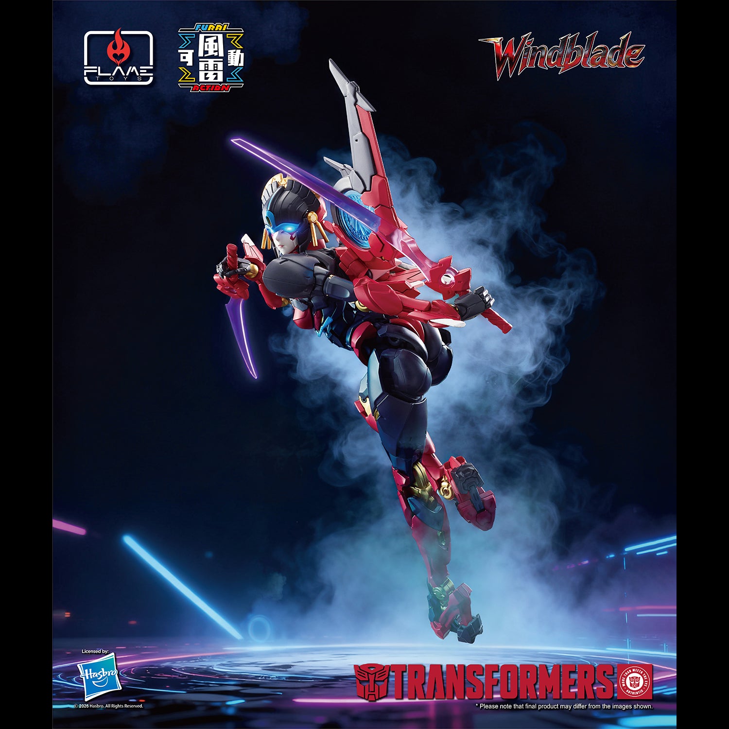 PRE-ORDER Flame Toys - Furai Action - Transformers - Windblade