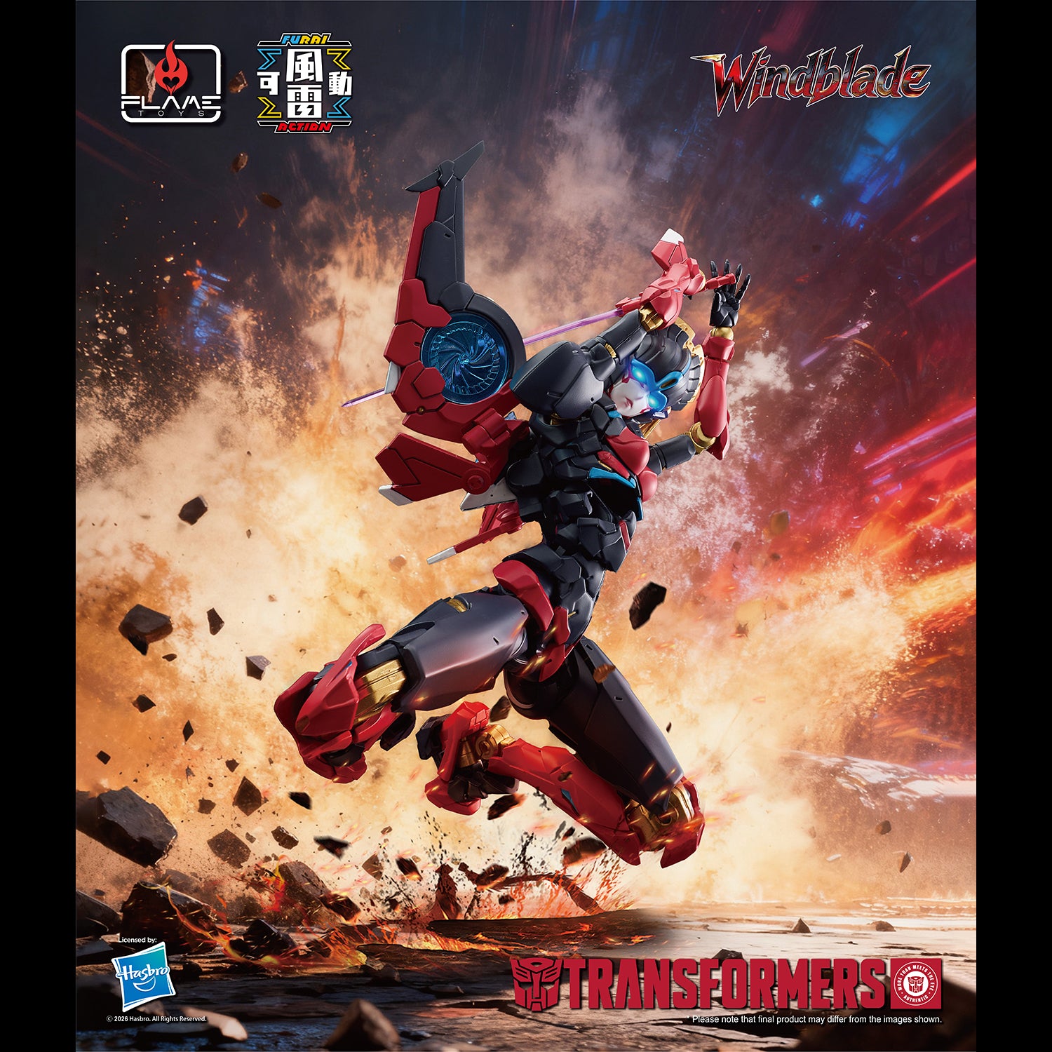 PRE-ORDER Flame Toys - Furai Action - Transformers - Windblade