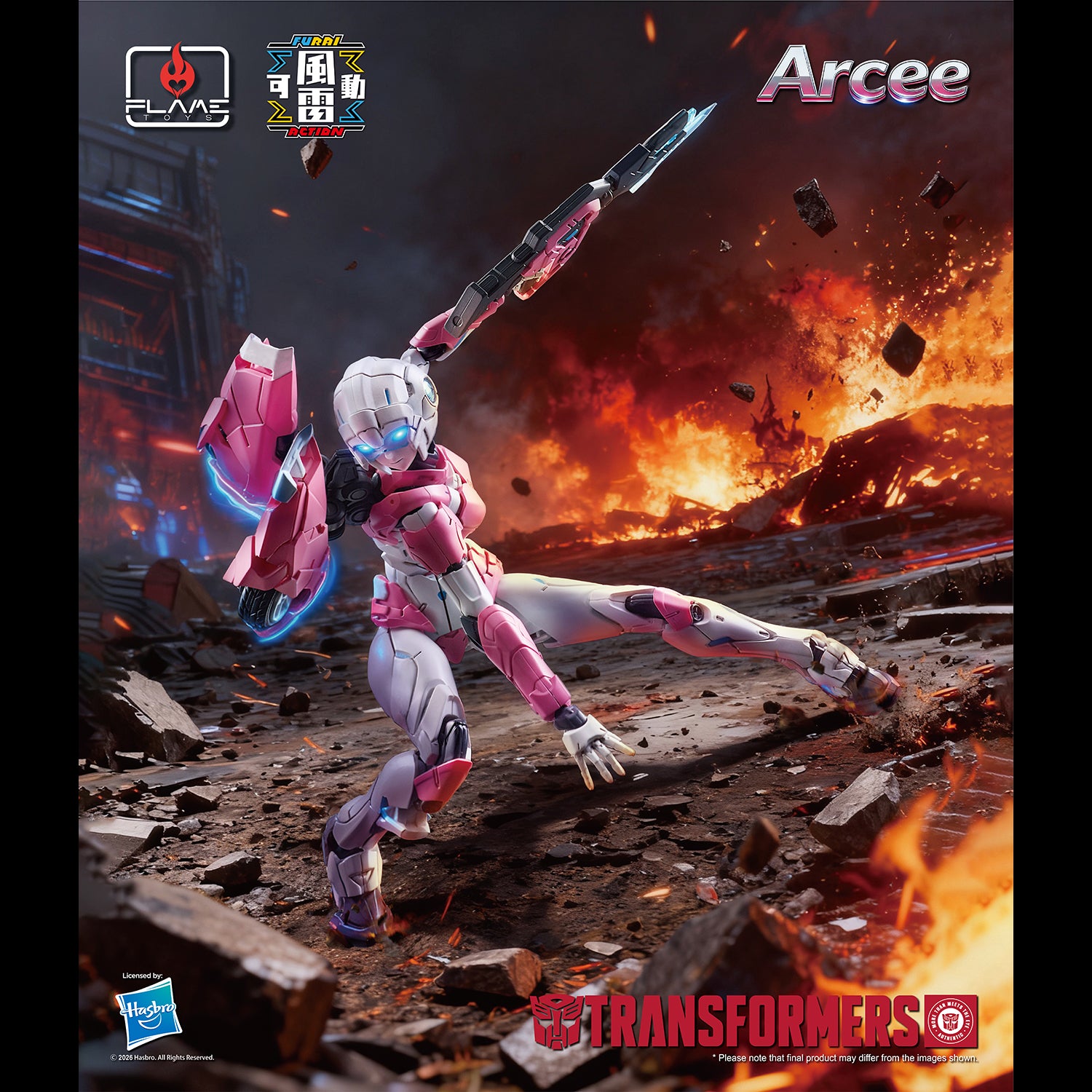 PRE-ORDER Flame Toys - Furai Action - Transformers - Arcee