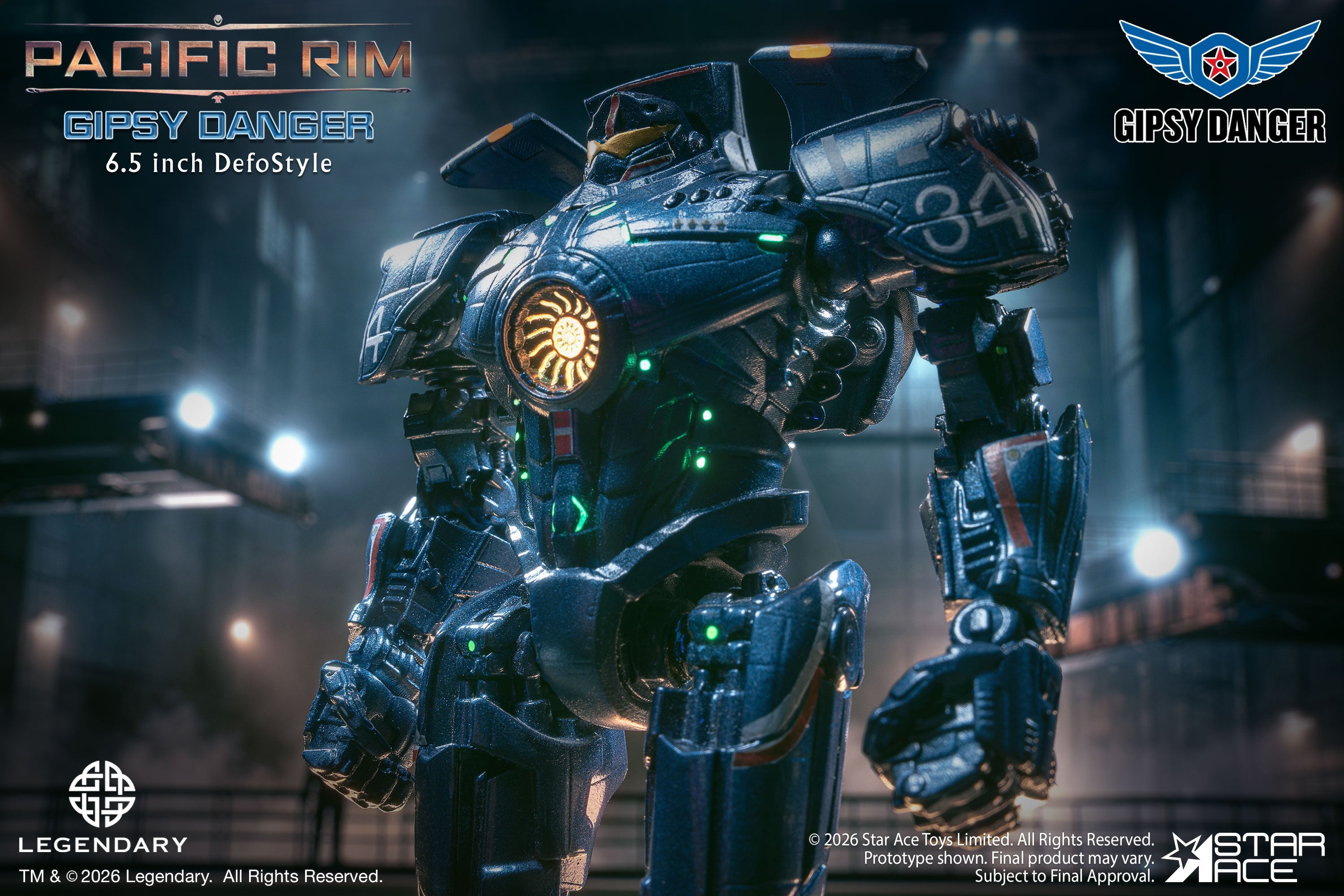 PRE-ORDER Star Ace Toys - DefoStyle - Pacific Rim - Gipsy Danger: Standard Ver.