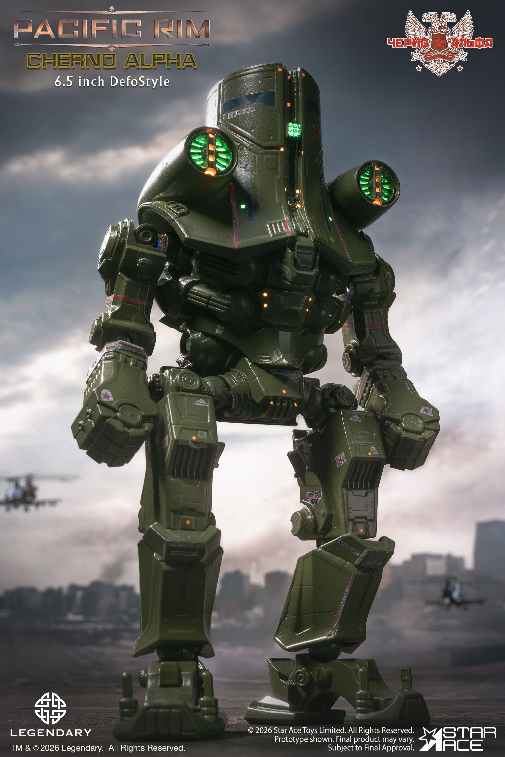 PRE-ORDER Star Ace Toys - DefoStyle - Pacific Rim - Cherno Alpha: Standard Ver.