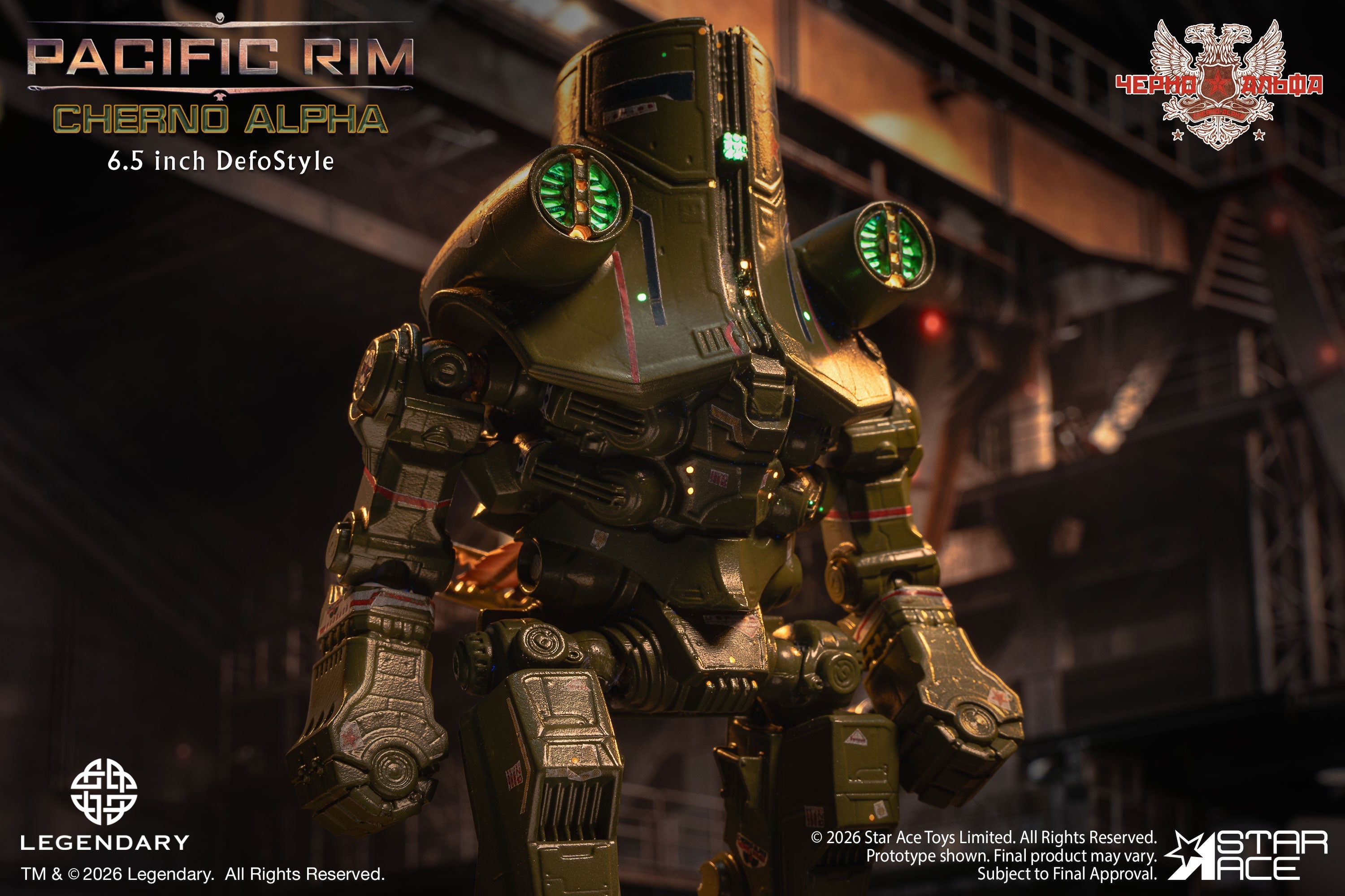 PRE-ORDER Star Ace Toys - DefoStyle - Pacific Rim - Cherno Alpha: DX Ver.