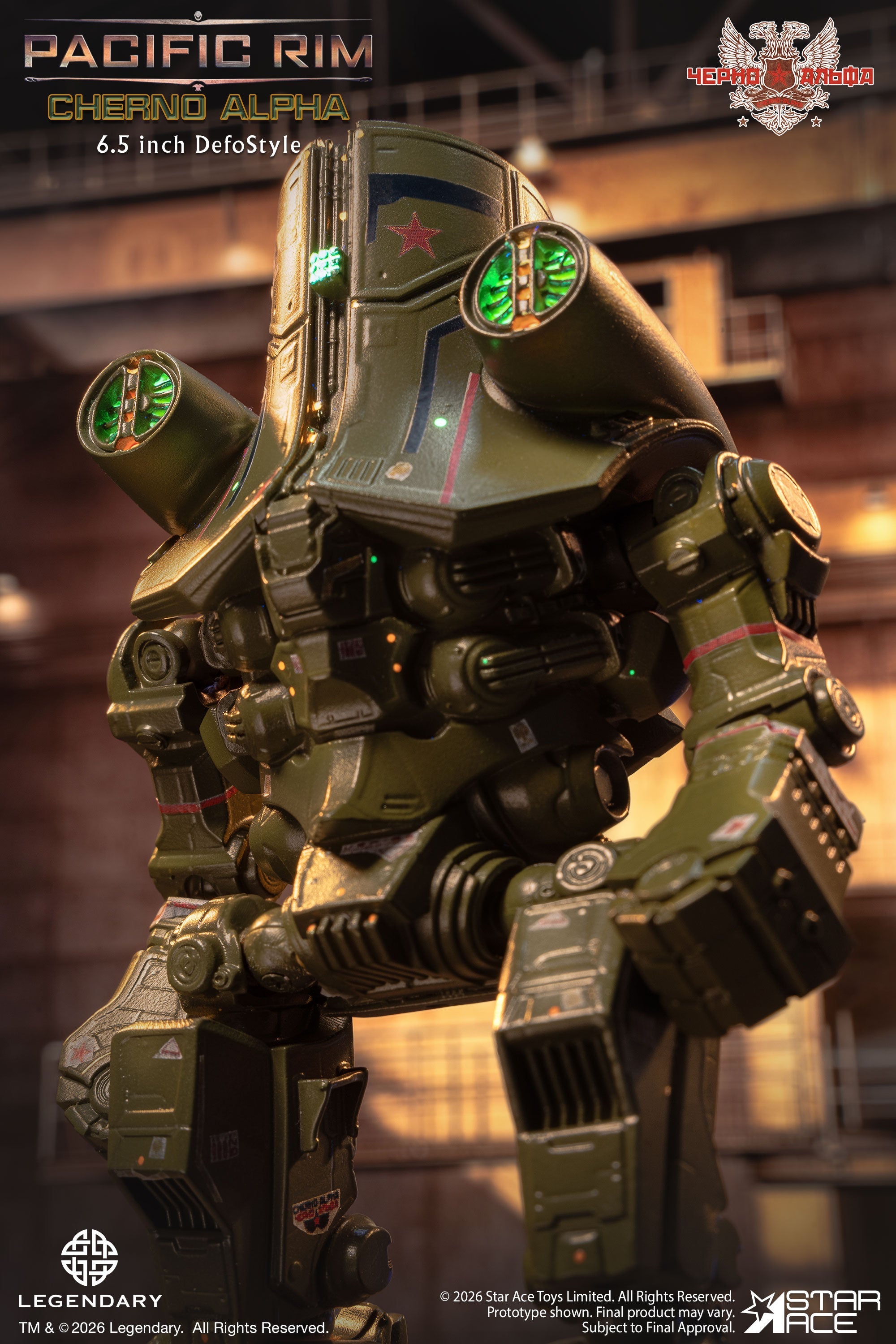 PRE-ORDER Star Ace Toys - DefoStyle - Pacific Rim - Cherno Alpha: DX Ver.
