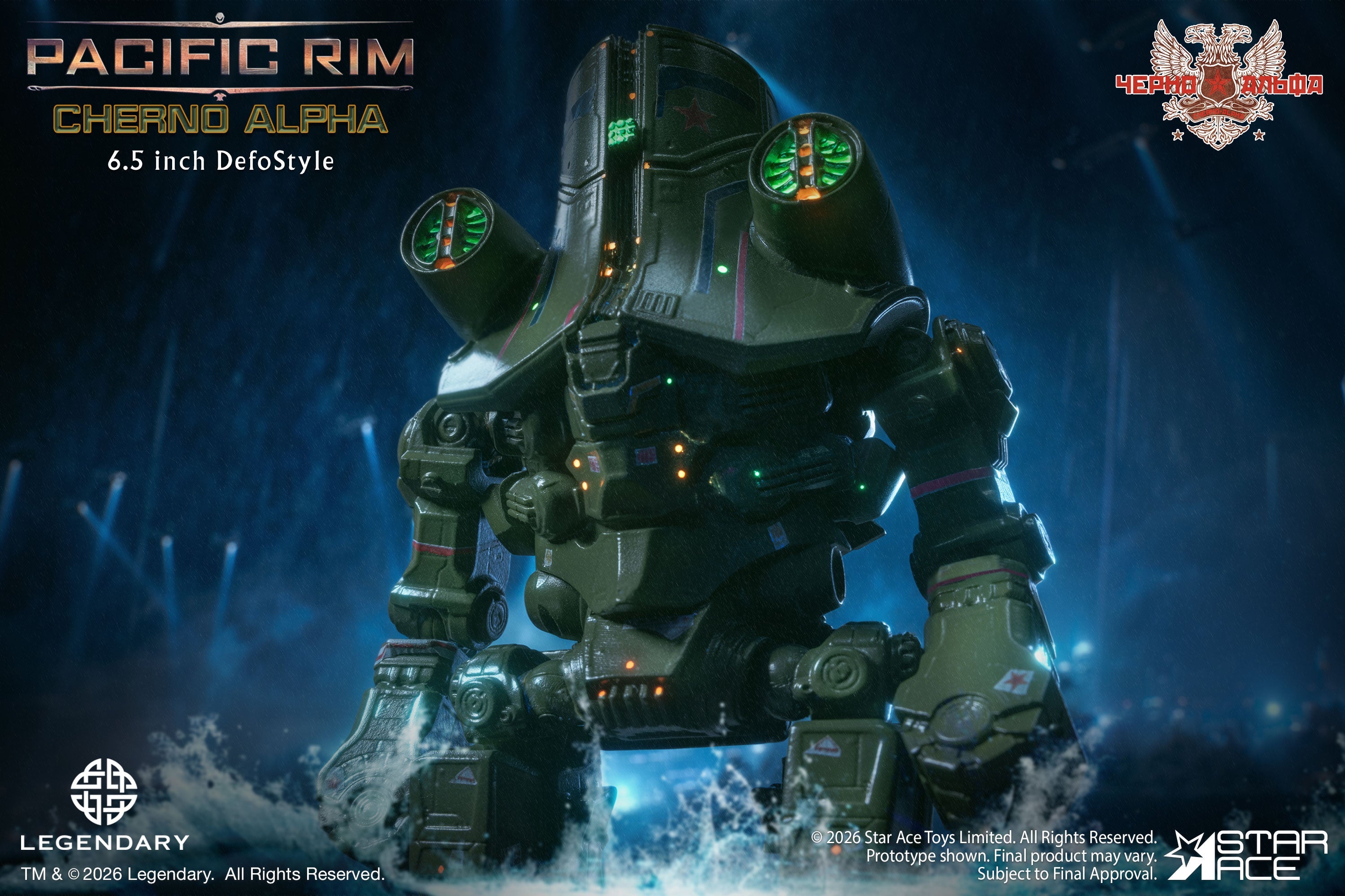 PRE-ORDER Star Ace Toys - DefoStyle - Pacific Rim - Cherno Alpha: DX Ver.