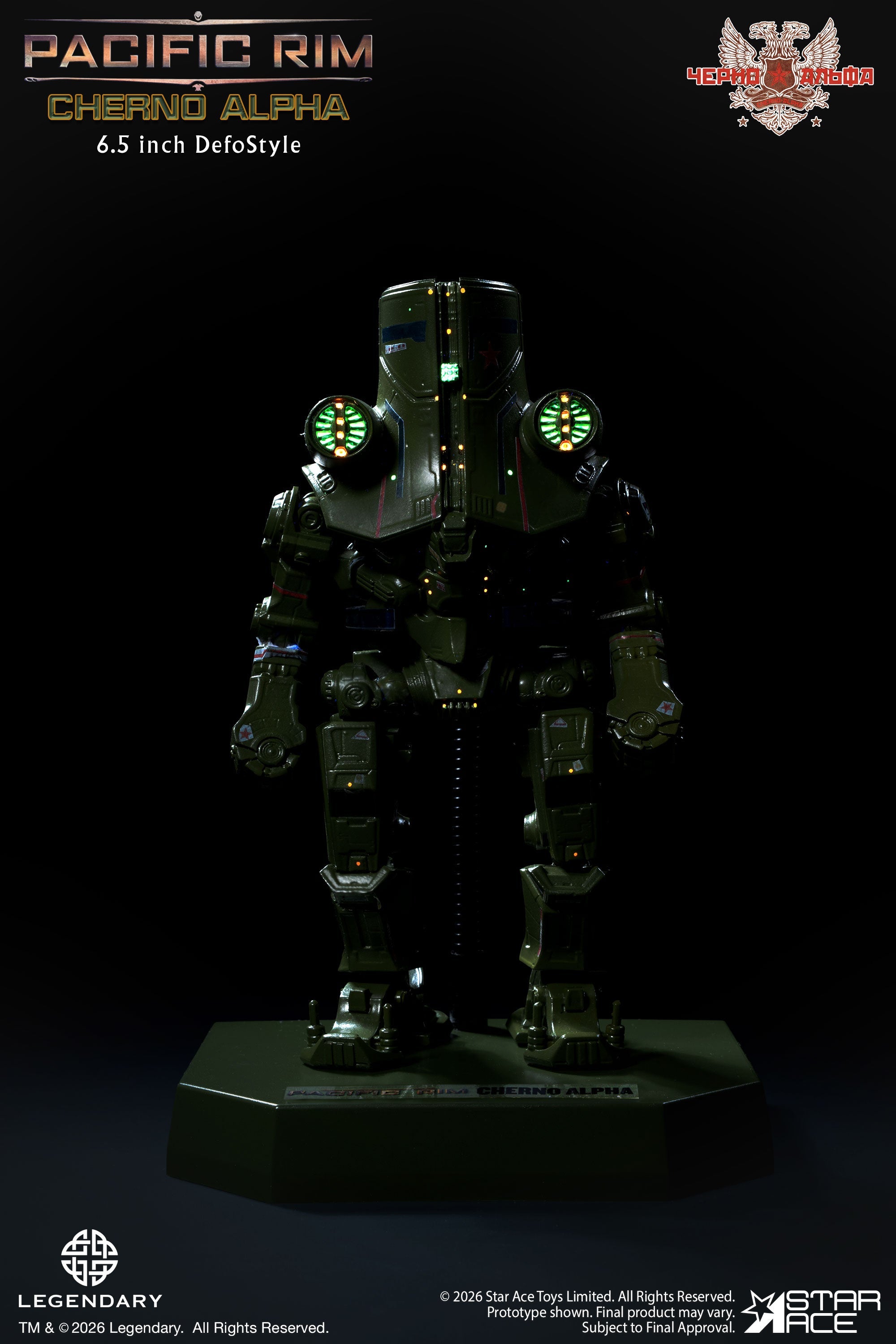 PRE-ORDER Star Ace Toys - DefoStyle - Pacific Rim - Gipsy Danger and Cherno Alpha: DX Ver Set