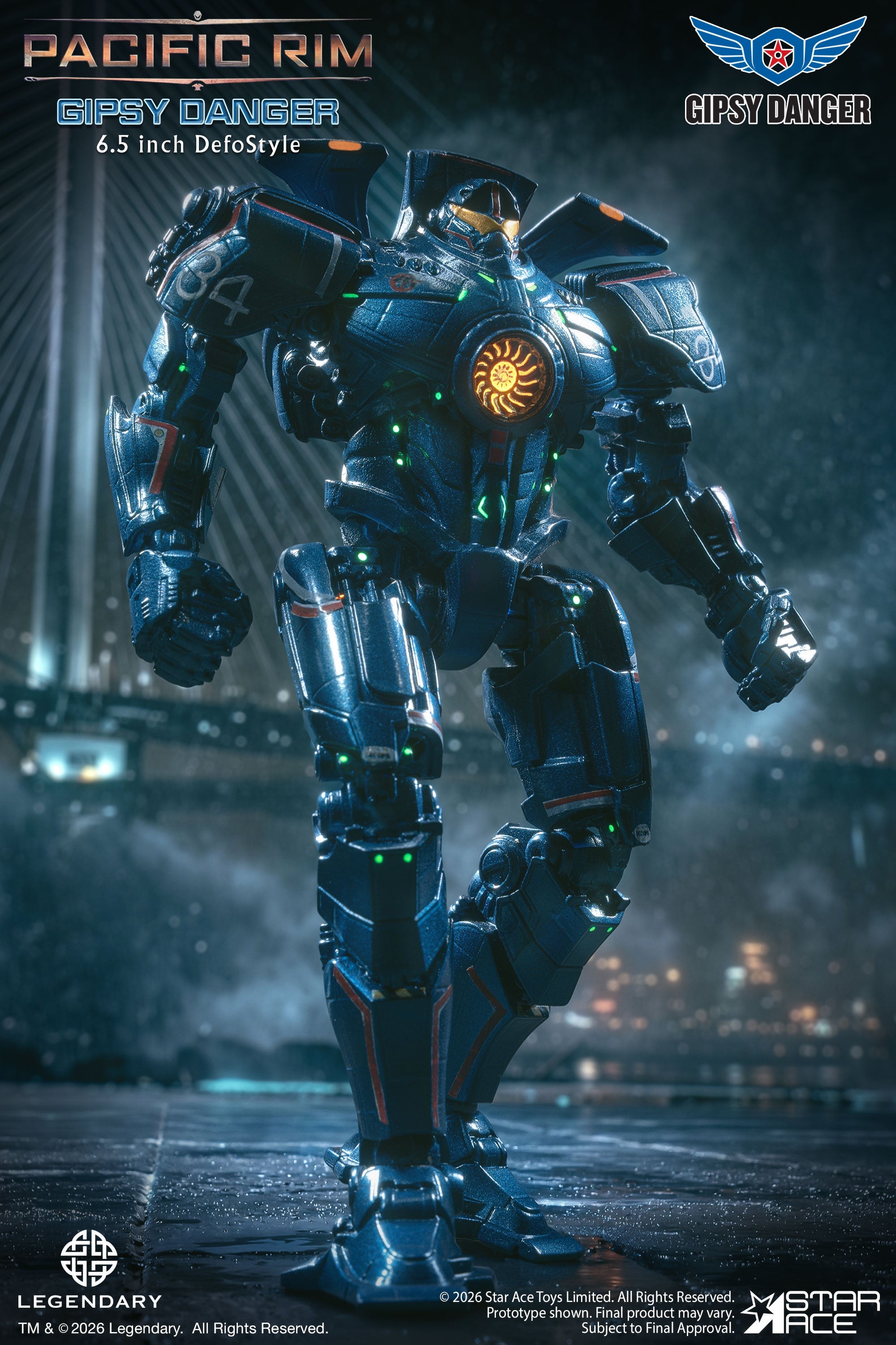 PRE-ORDER Star Ace Toys - DefoStyle - Pacific Rim - Gipsy Danger and Cherno Alpha: DX Ver Set