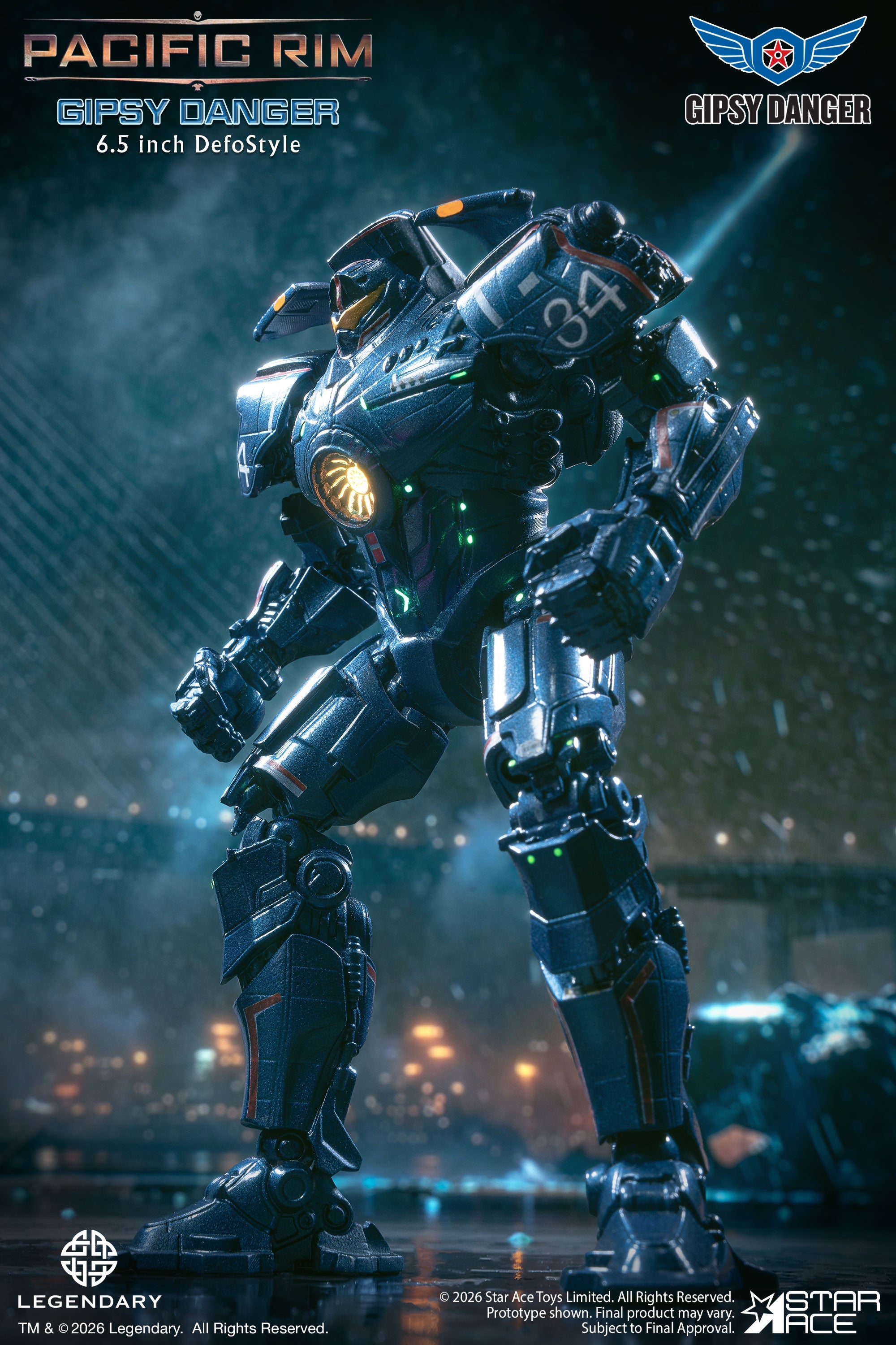 PRE-ORDER Star Ace Toys - DefoStyle - Pacific Rim - Gipsy Danger and Cherno Alpha: DX Ver Set